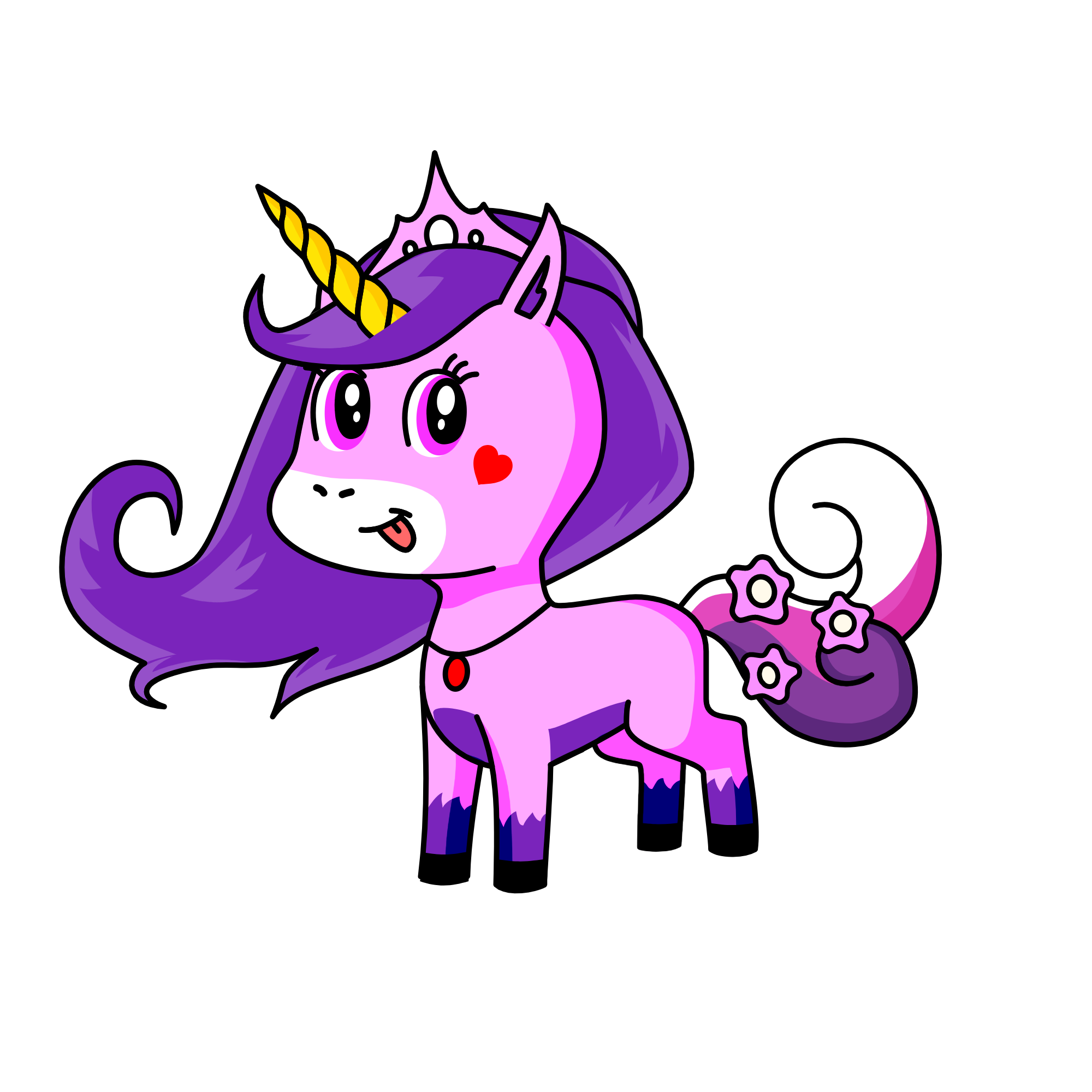 Starry, the unicorn
