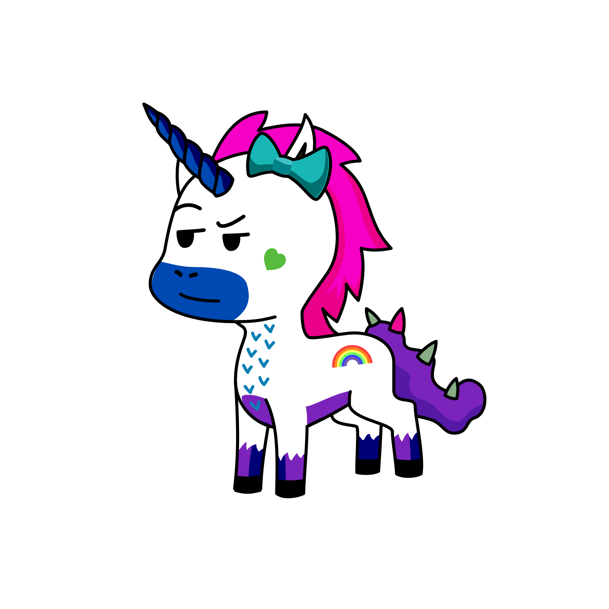 evilcorn, the unicorn