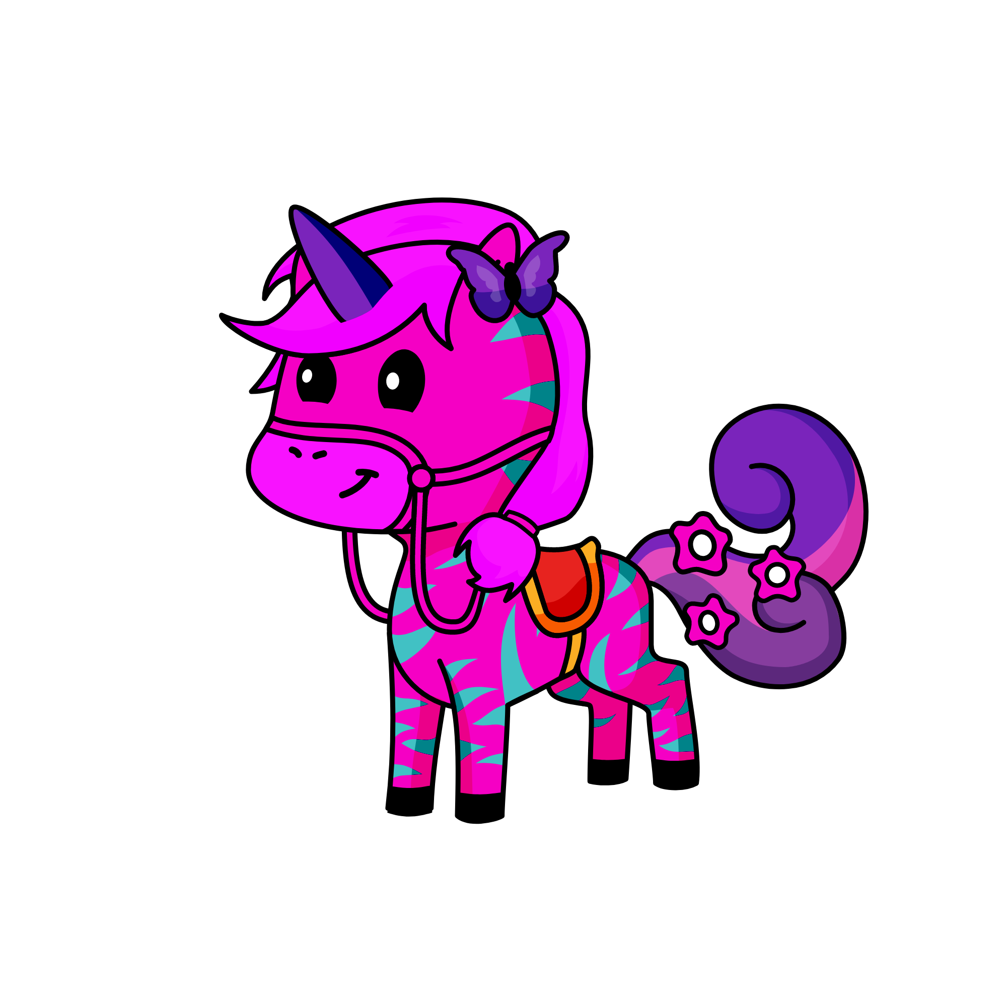 Pinkiepie, the unicorn