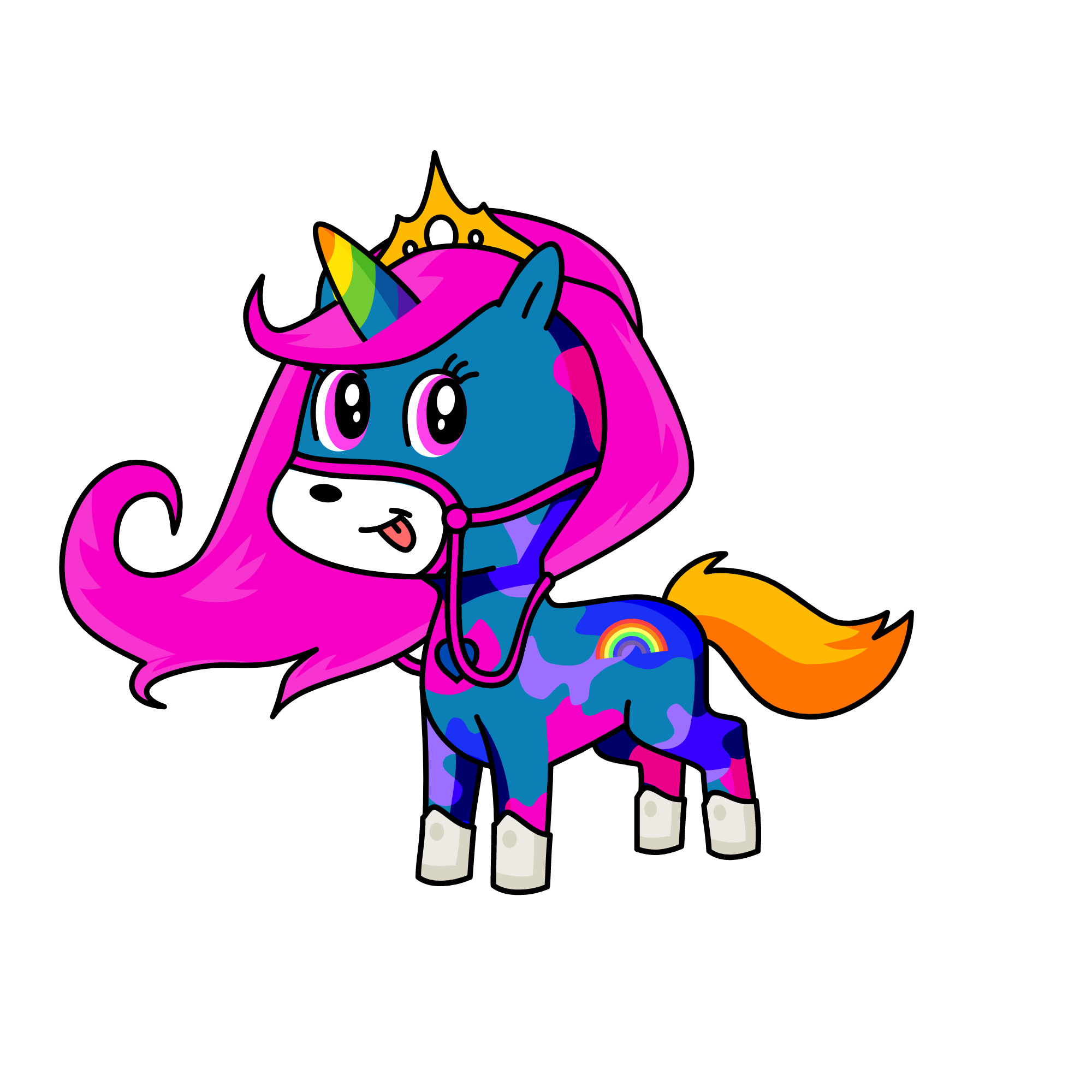 Rainbowcorn, the unicorn