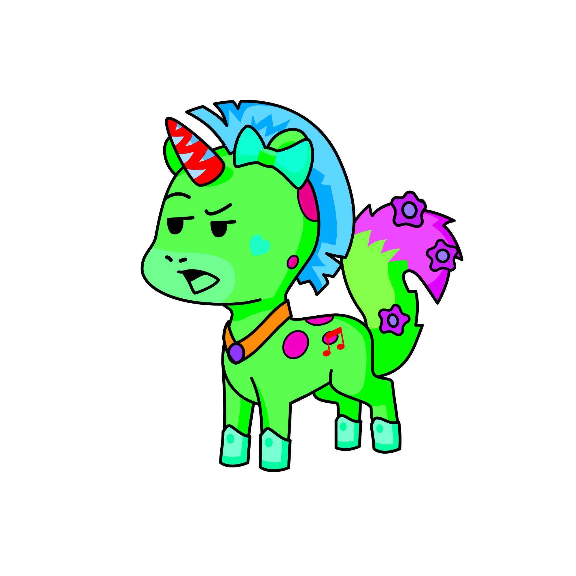 Raymbow, the unicorn
