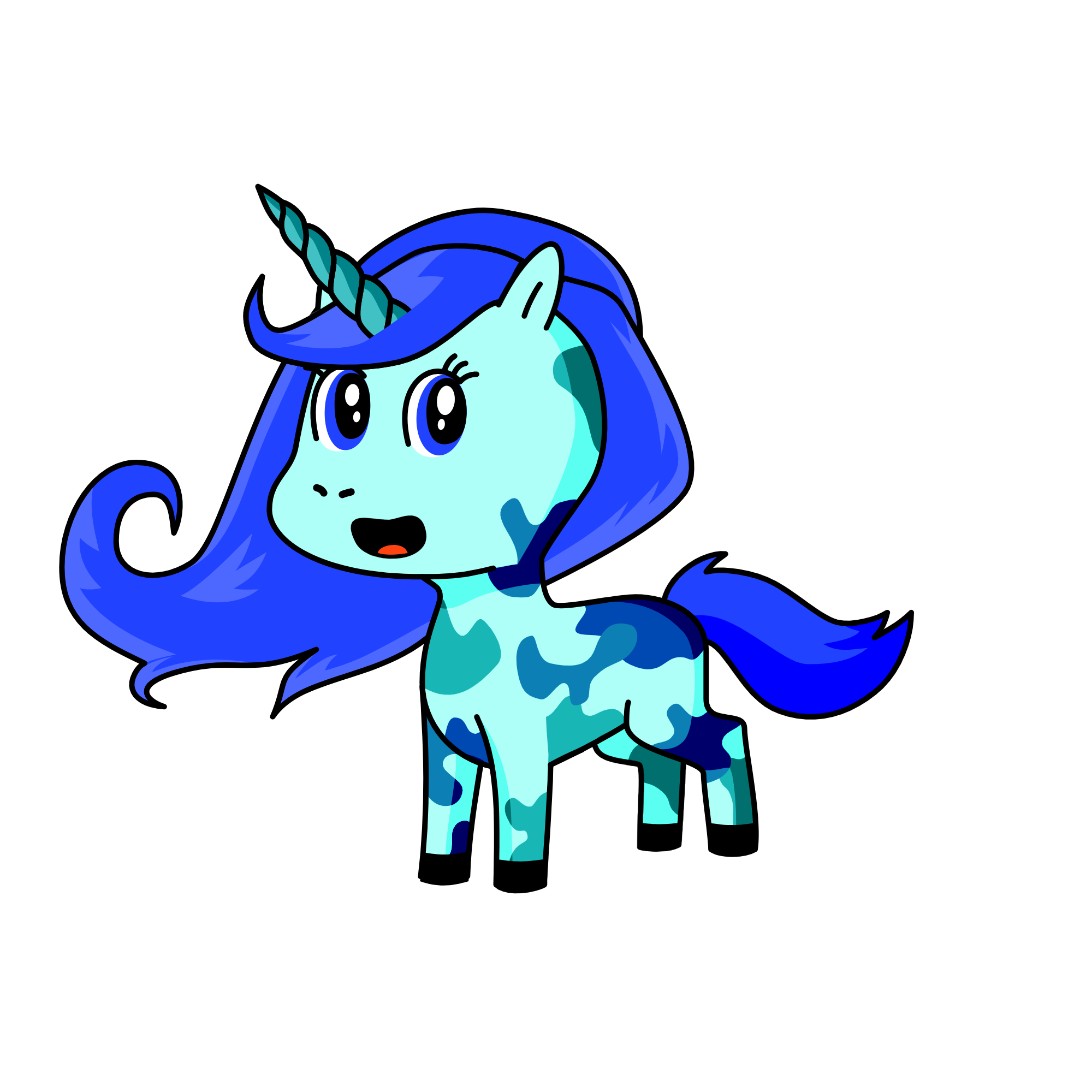 Coral, the unicorn