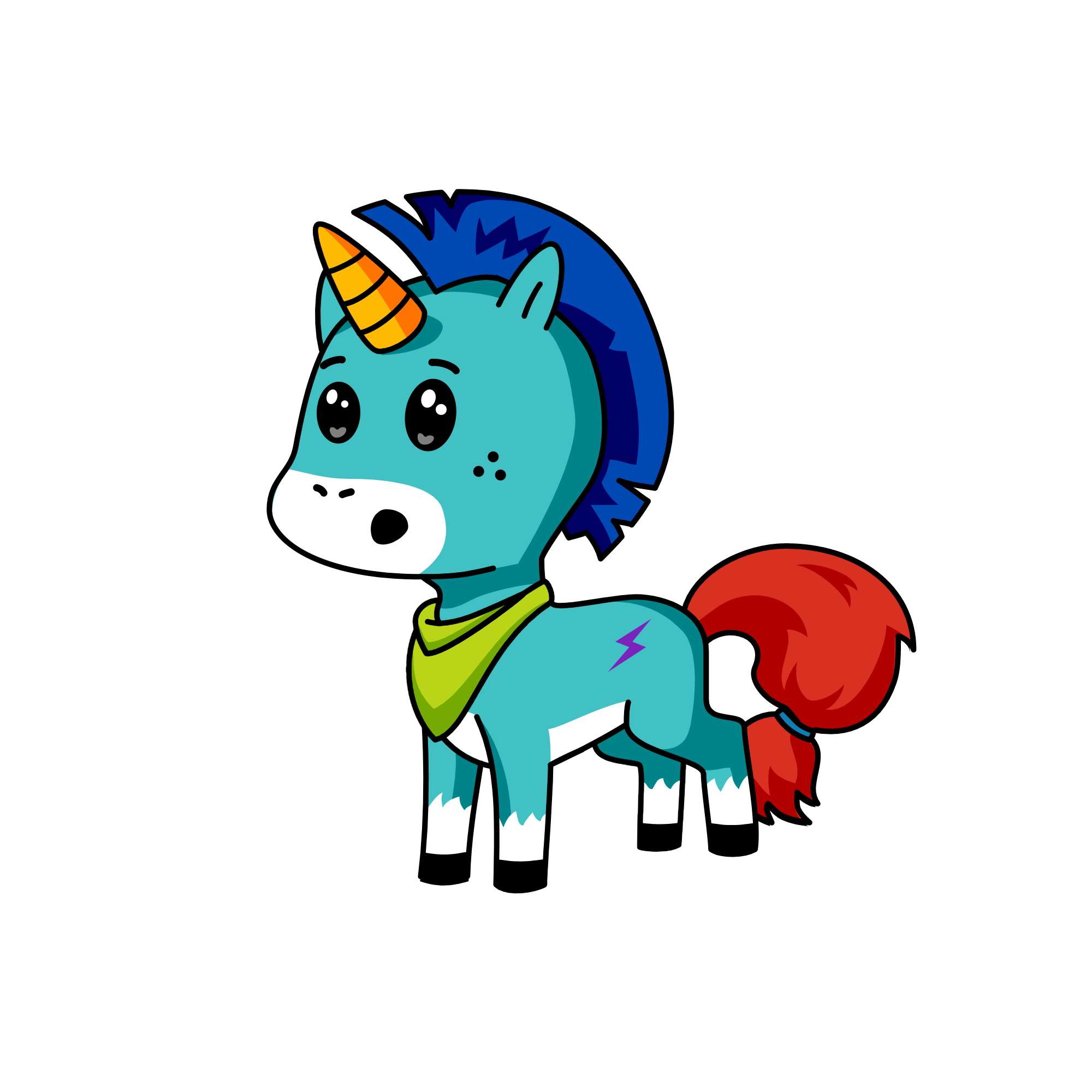 ママ, the unicorn