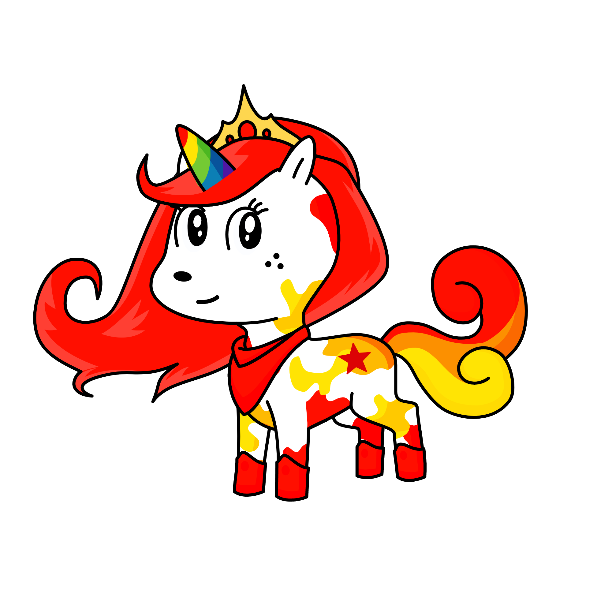rainbow rita, the unicorn