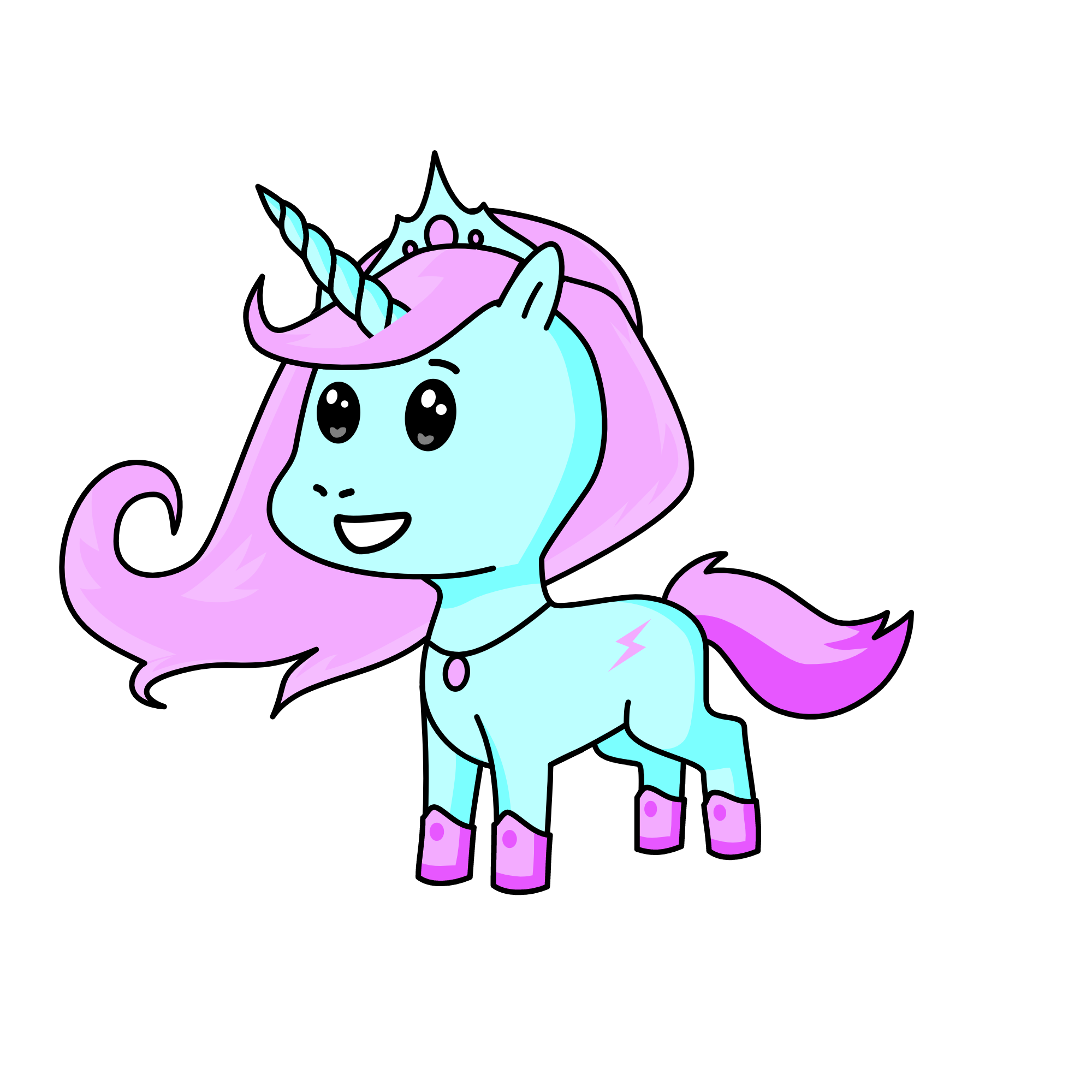 ice girl, the unicorn