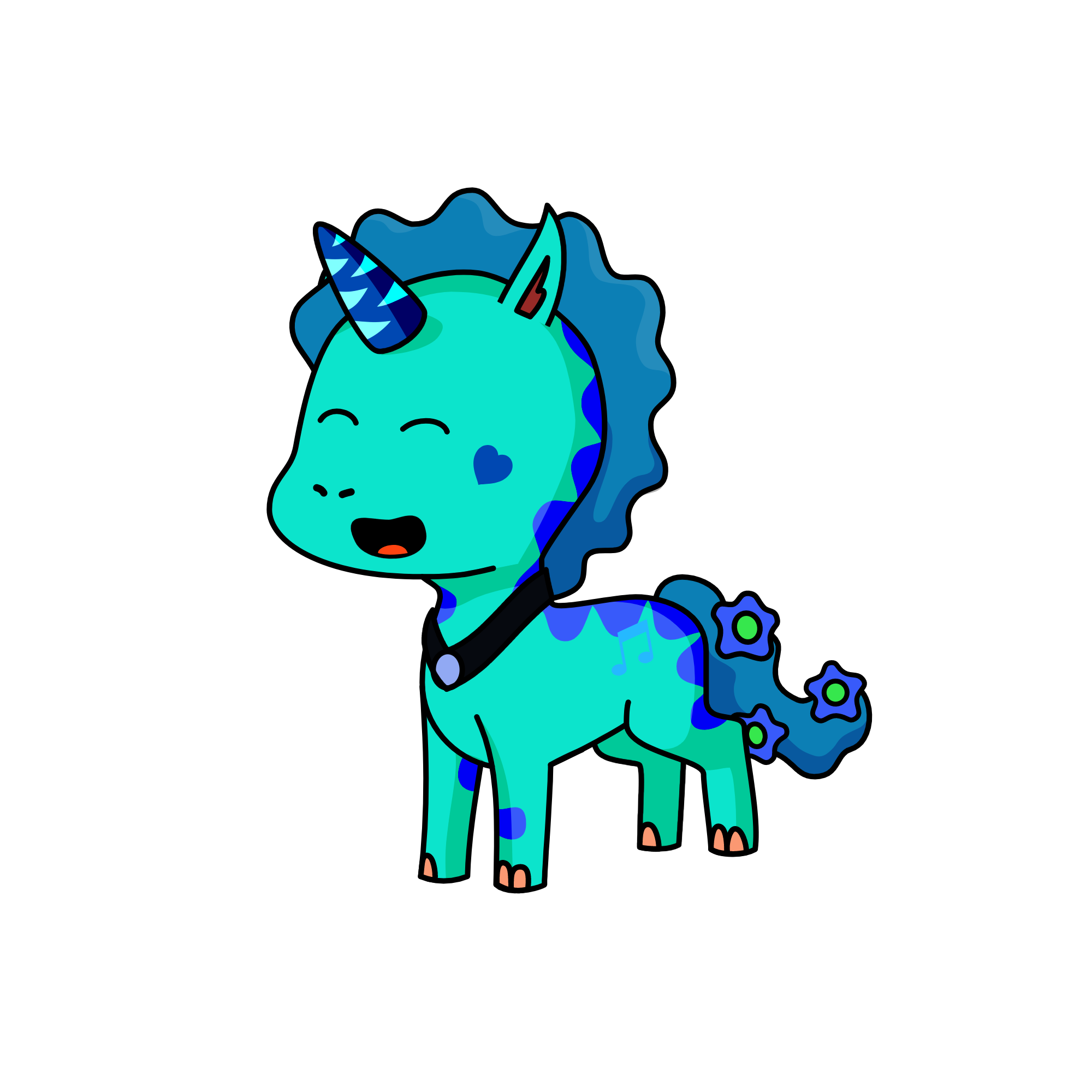 Aqua, the unicorn