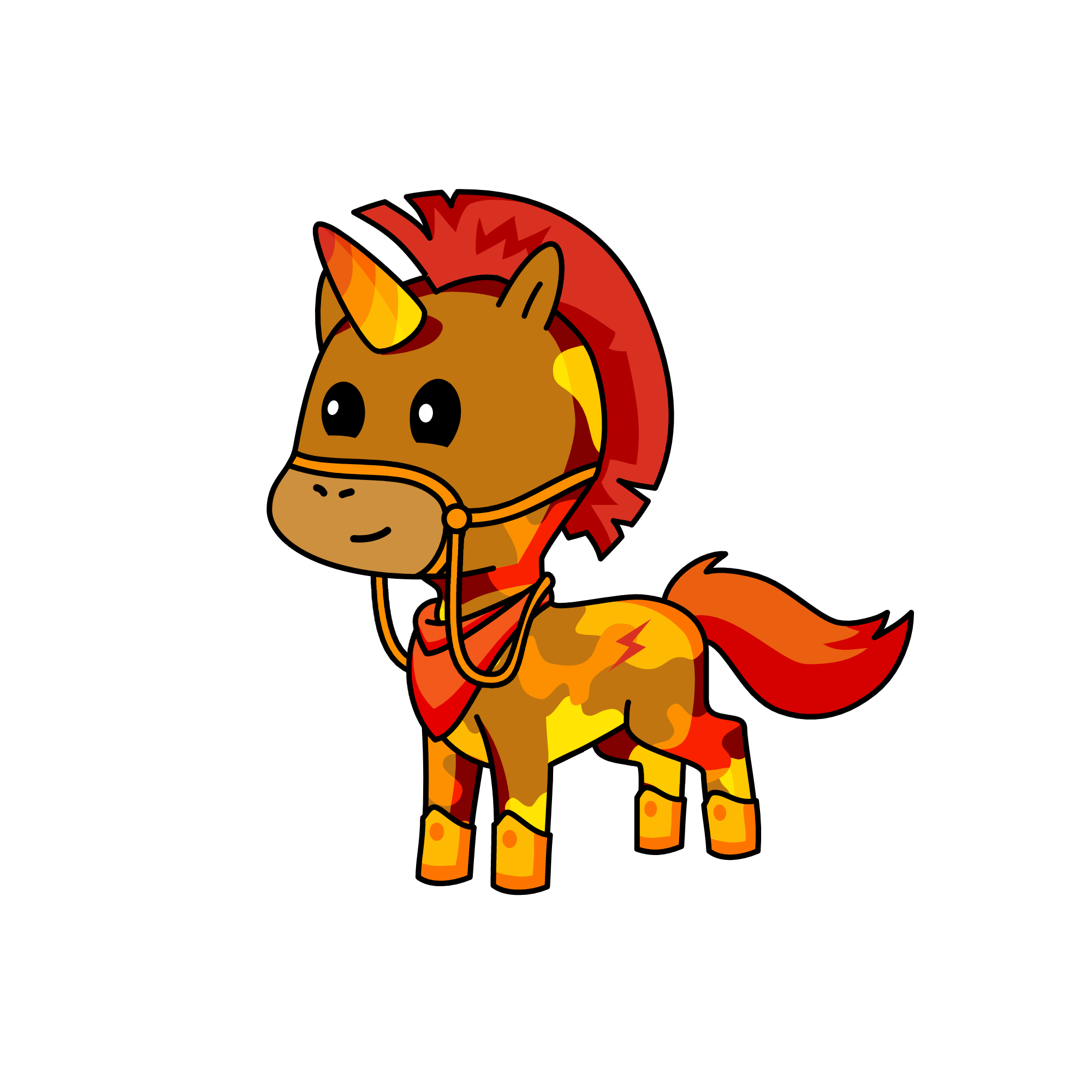 princess flame lark, the unicorn