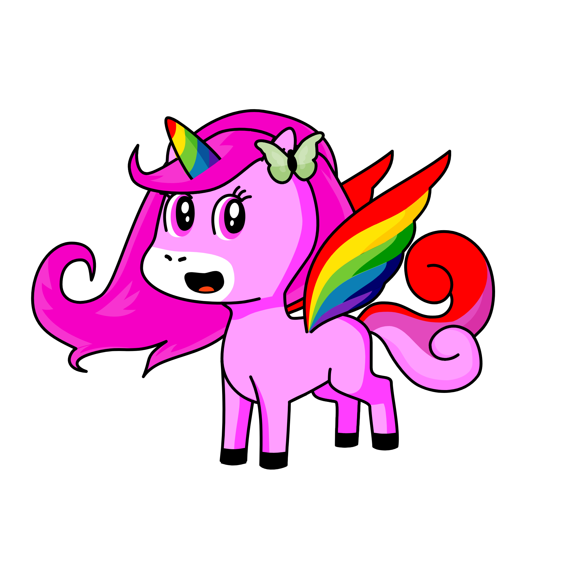 Butterfliy, the unicorn