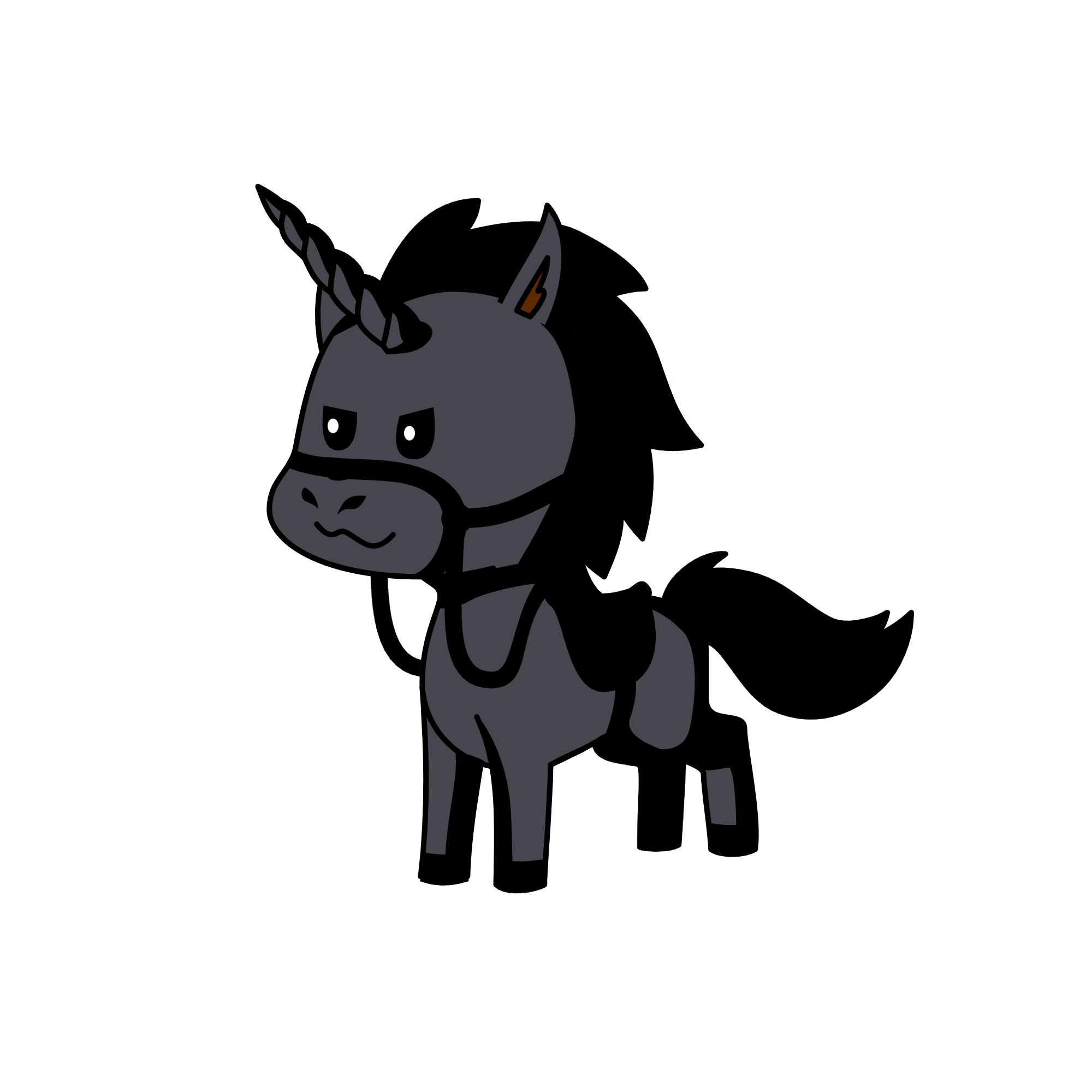 dark, the unicorn