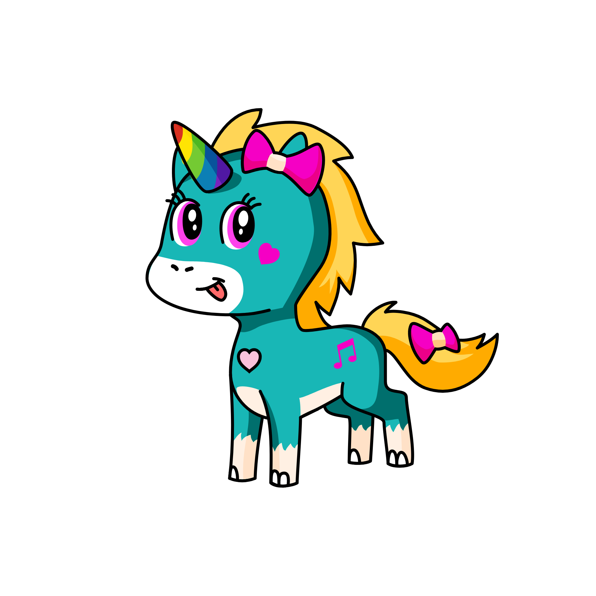 sweetcorn, the unicorn