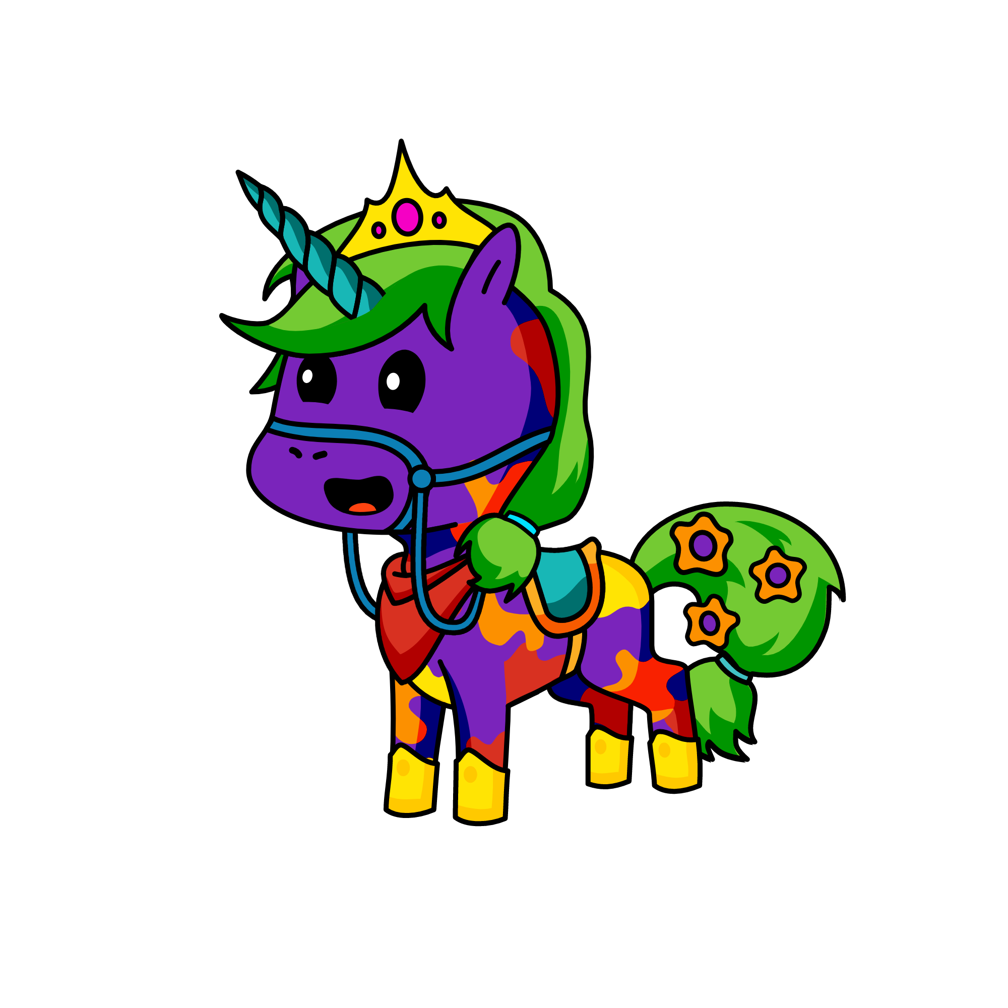 triglet the trouble queen, the unicorn