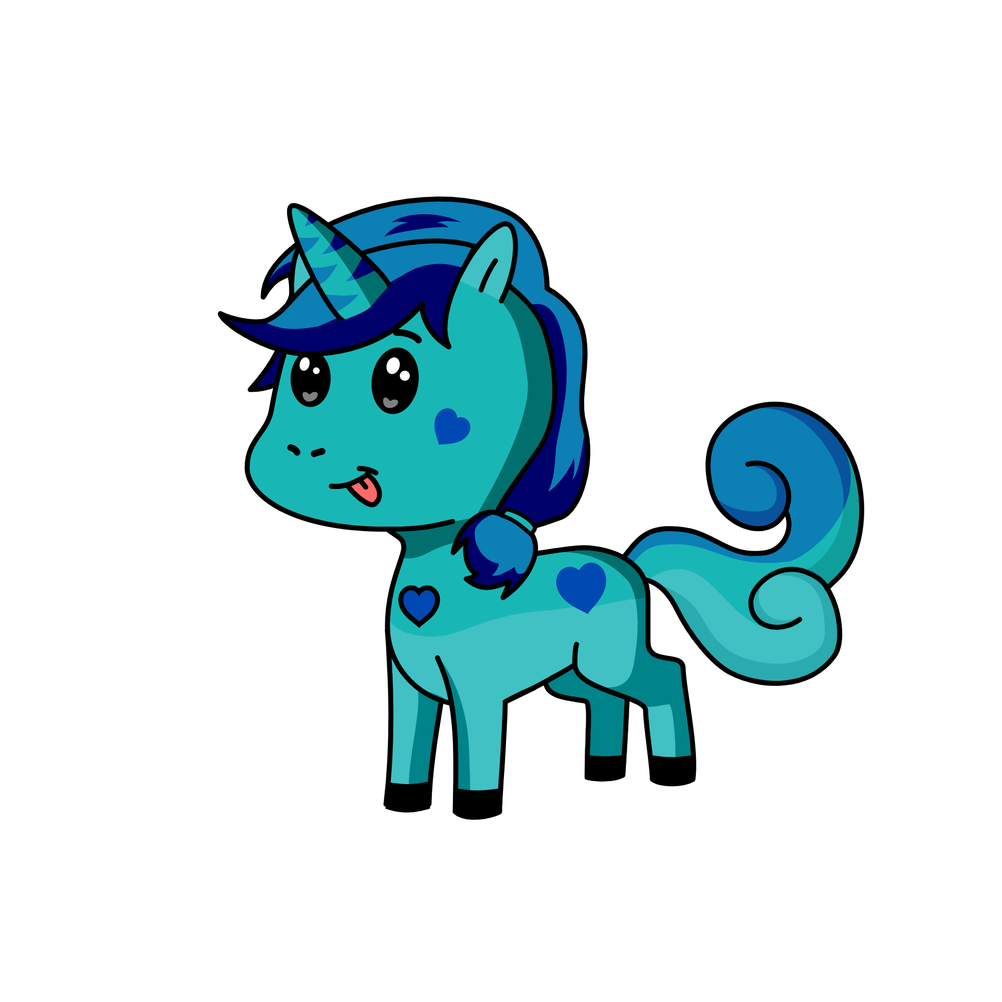 Waterfall, the unicorn