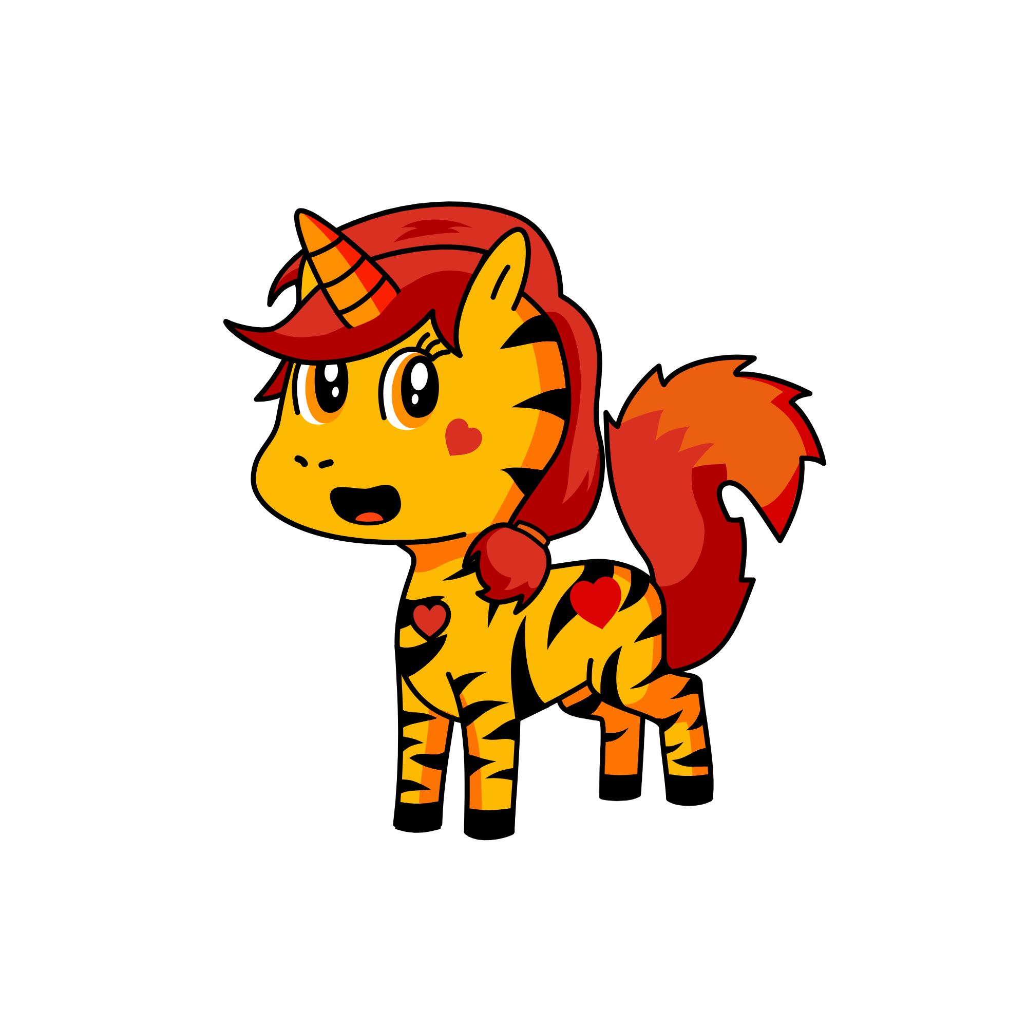 Tigerfire, the unicorn