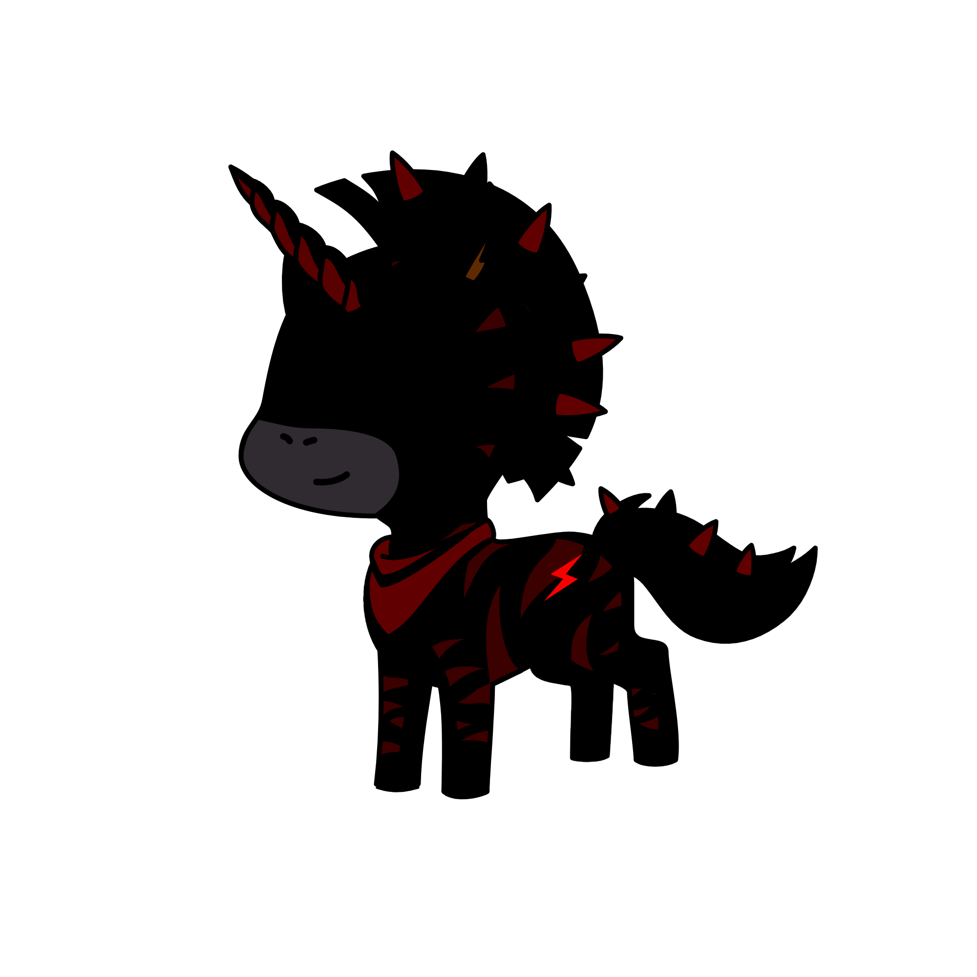  black ninja :3, the unicorn