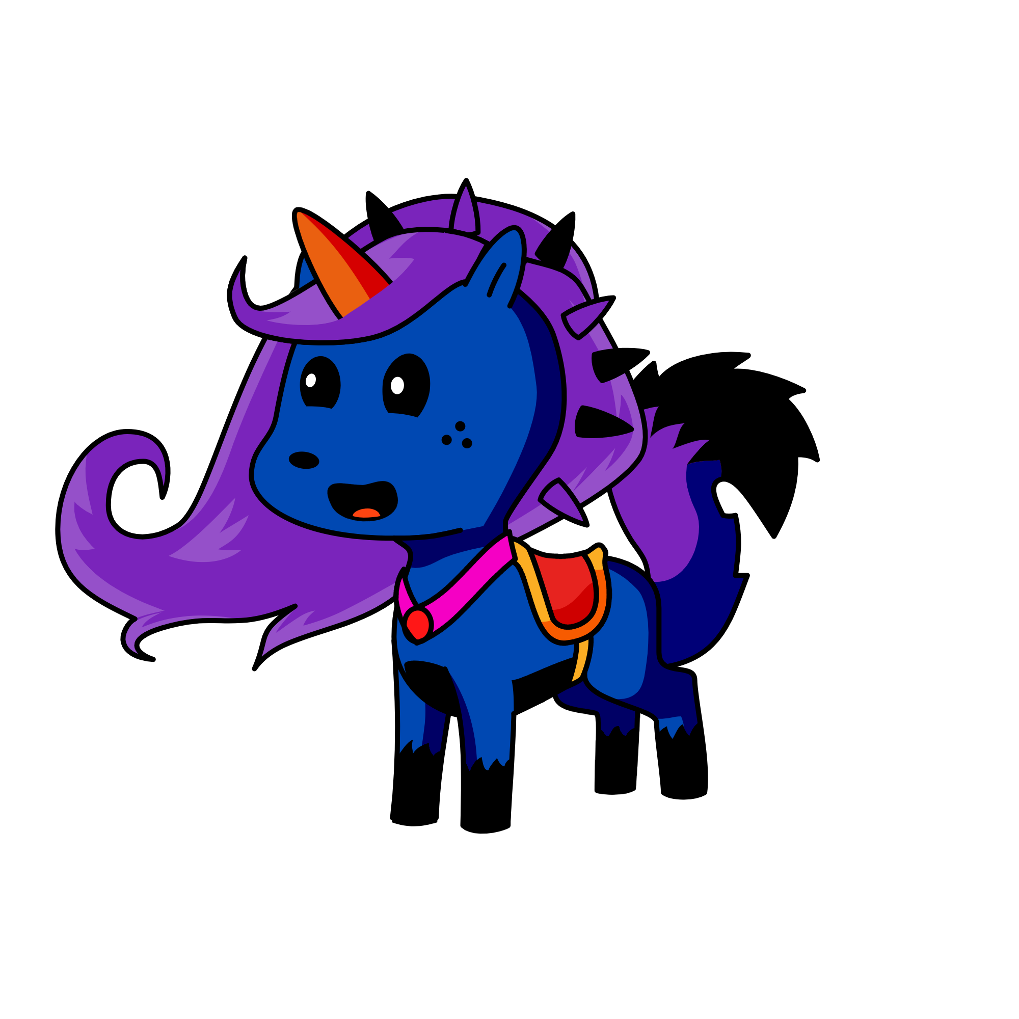 melly, the unicorn
