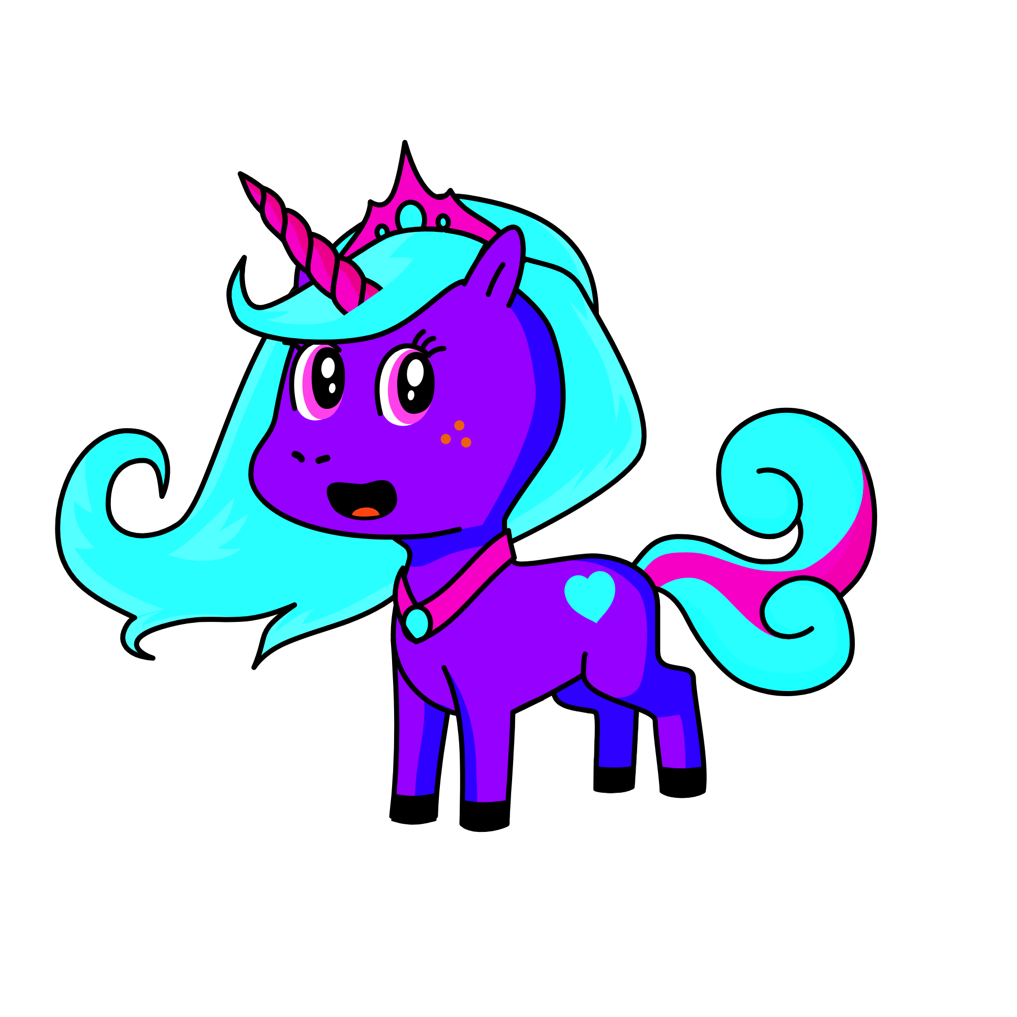 winter, the unicorn