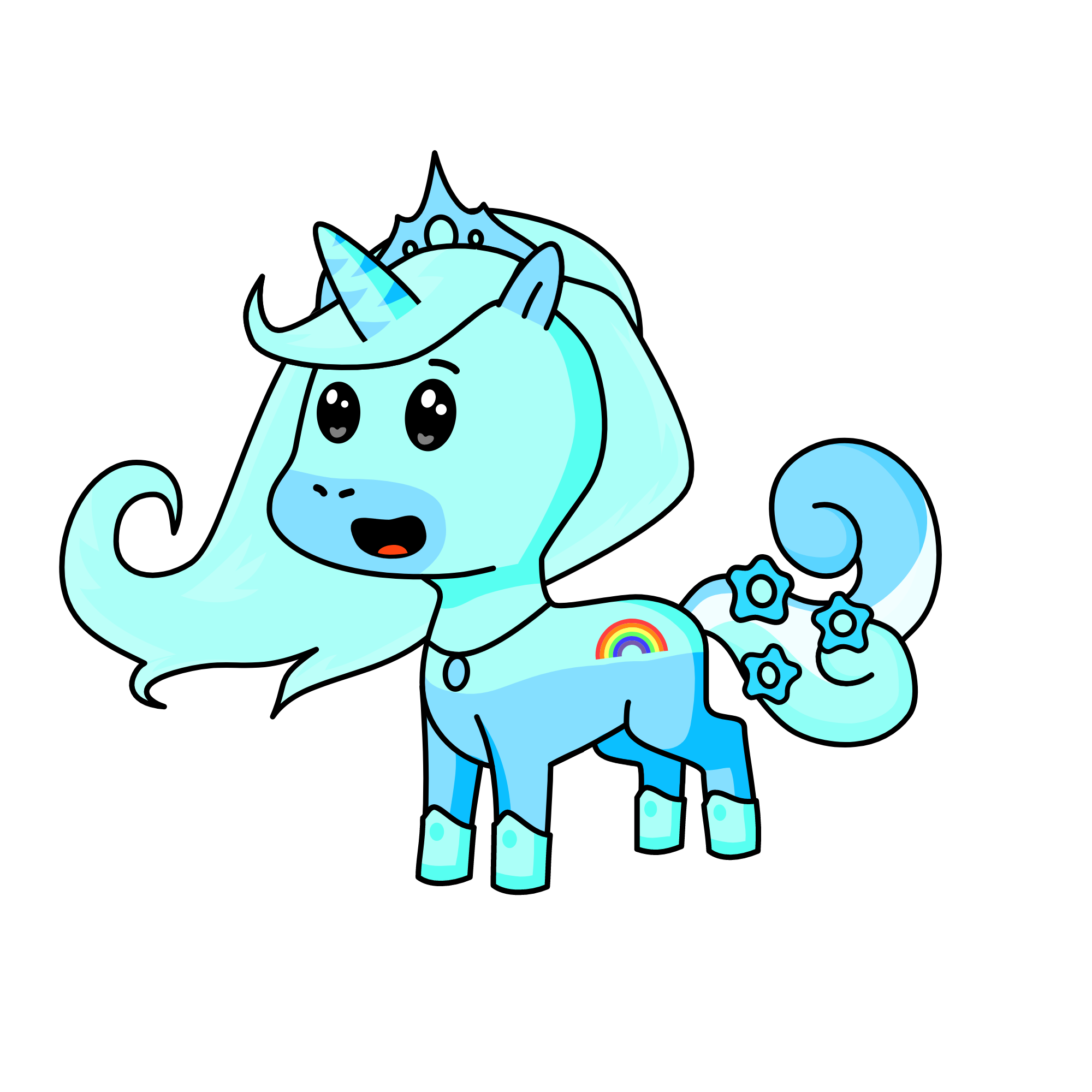 winter, the unicorn