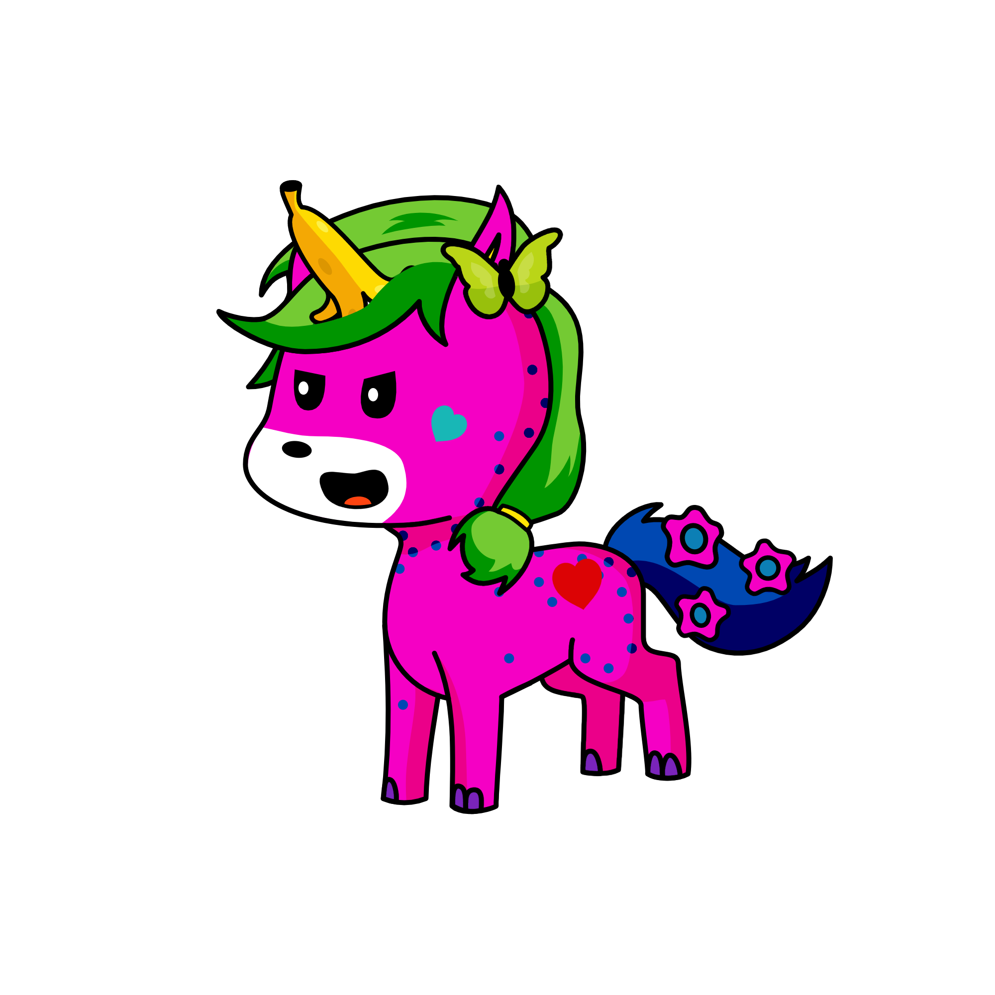 FAFO Annie Bananicorn, the unicorn
