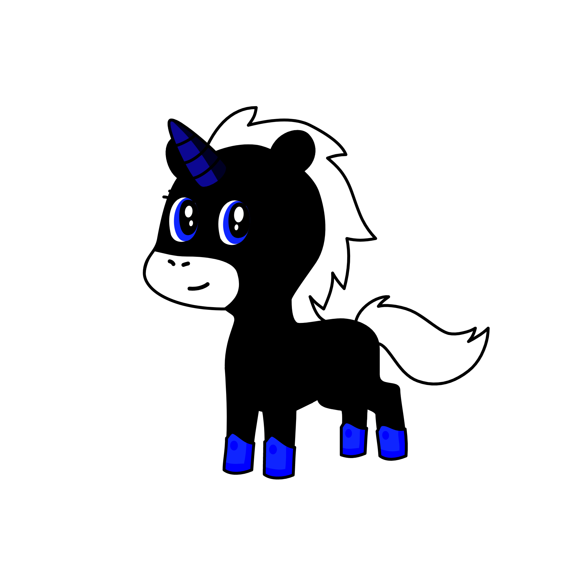 Trevas, the unicorn