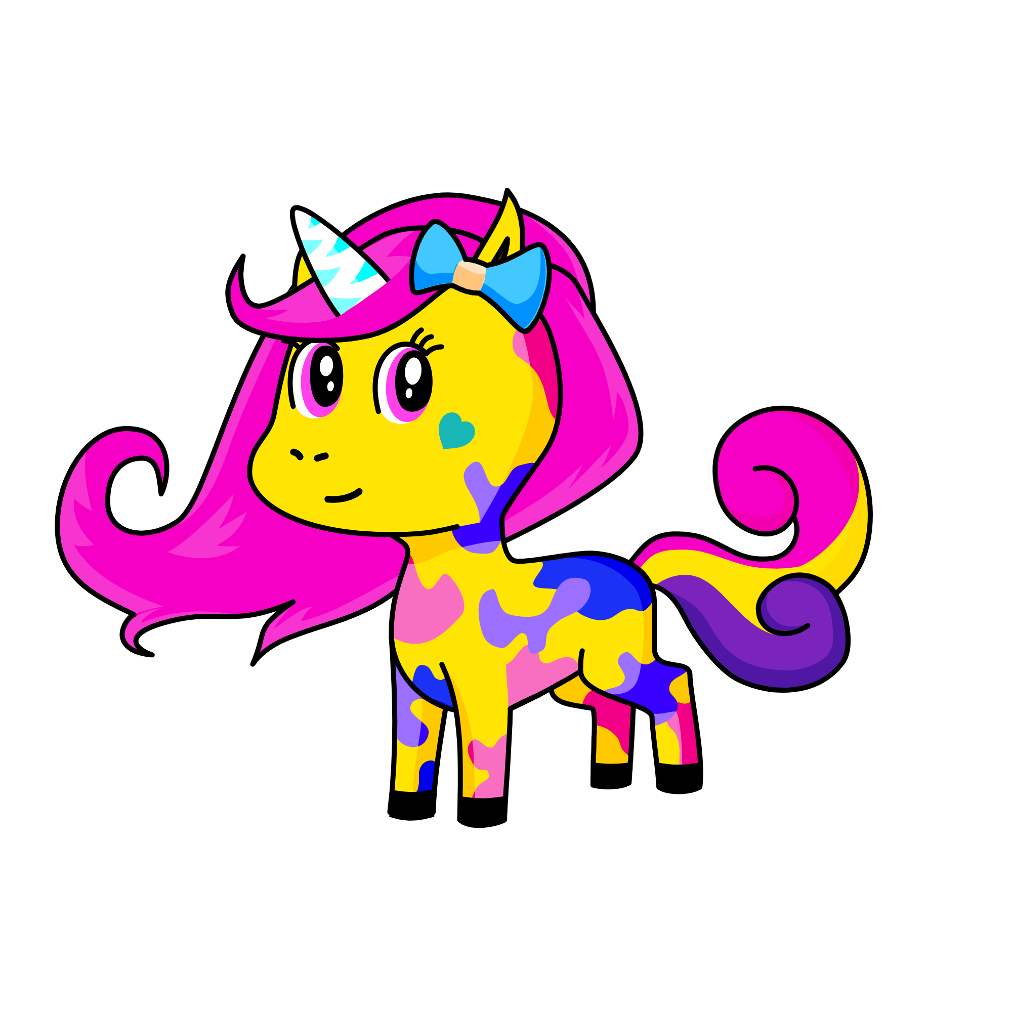 cloudy, the unicorn