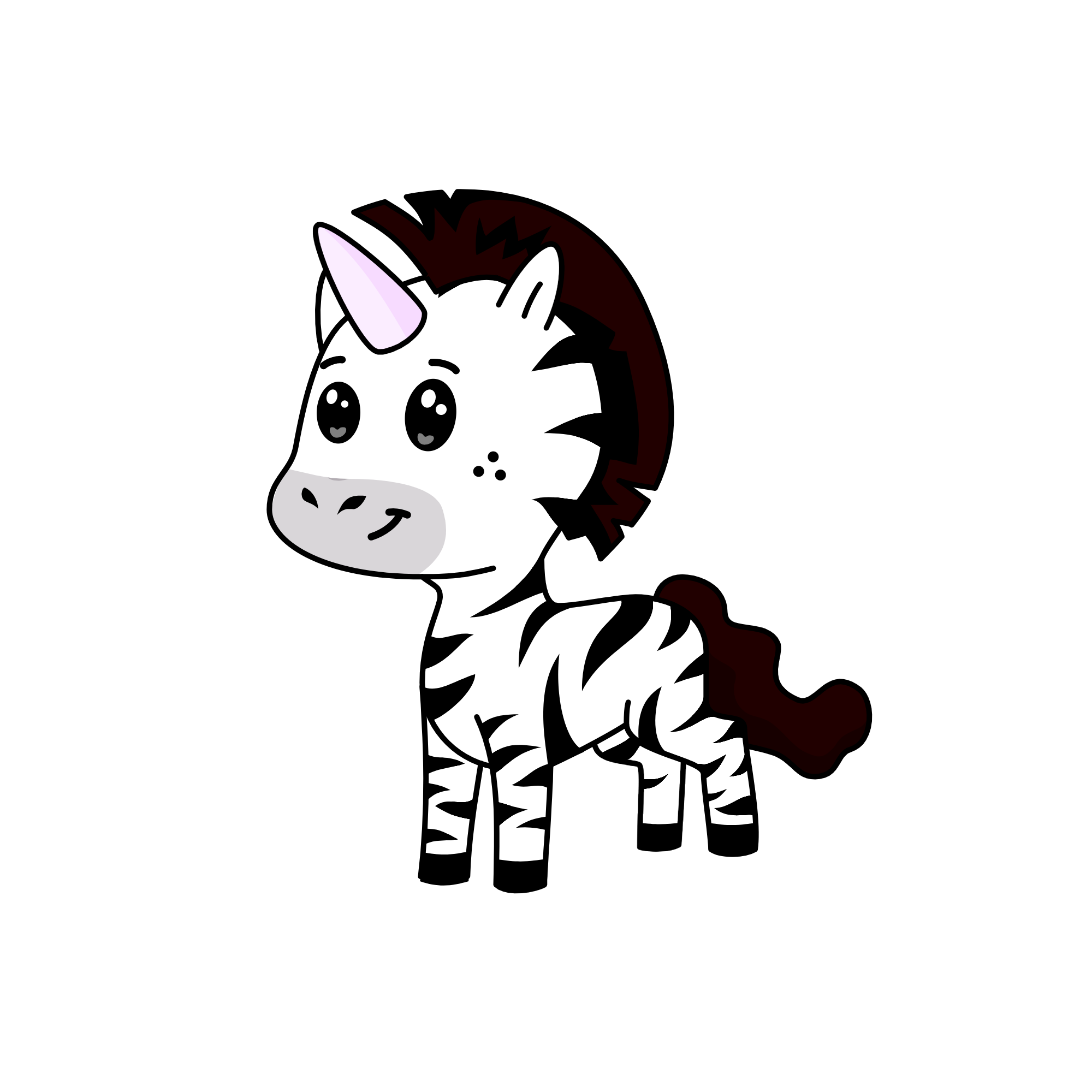 Zebra, the unicorn