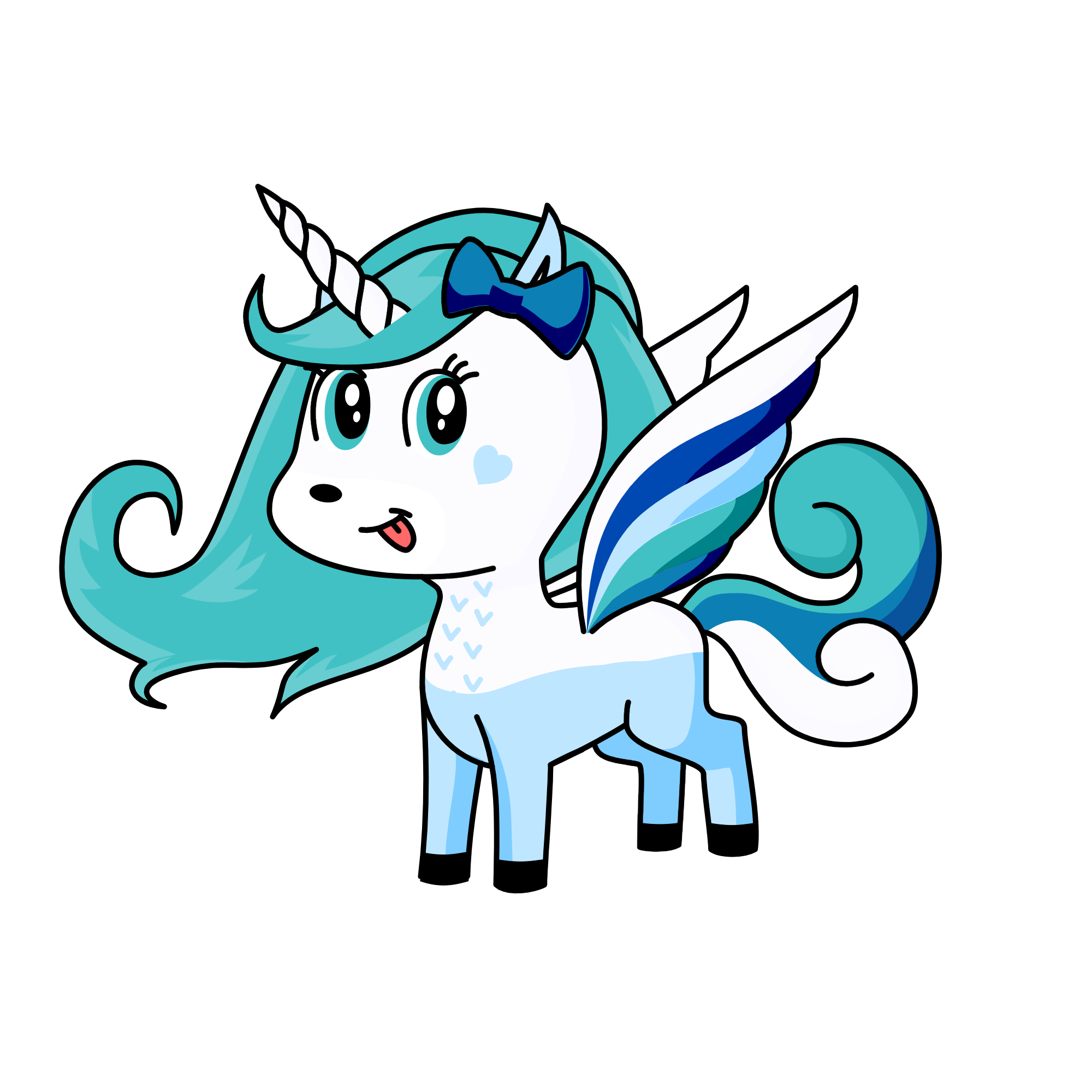 Blossom Bliss, the unicorn
