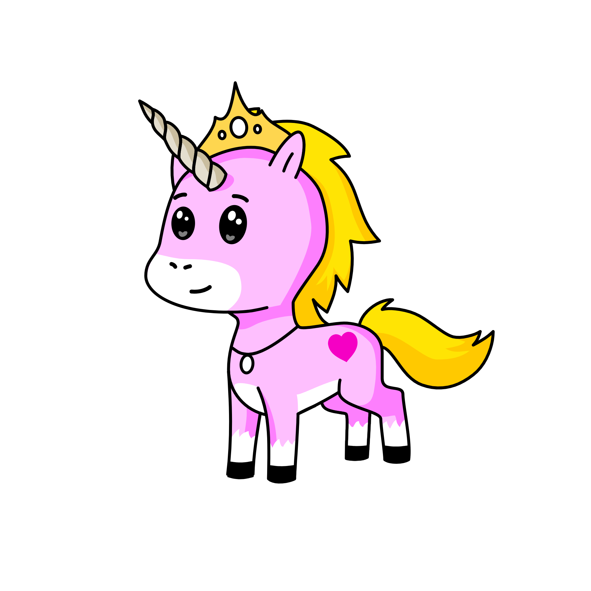 Pinky, the unicorn