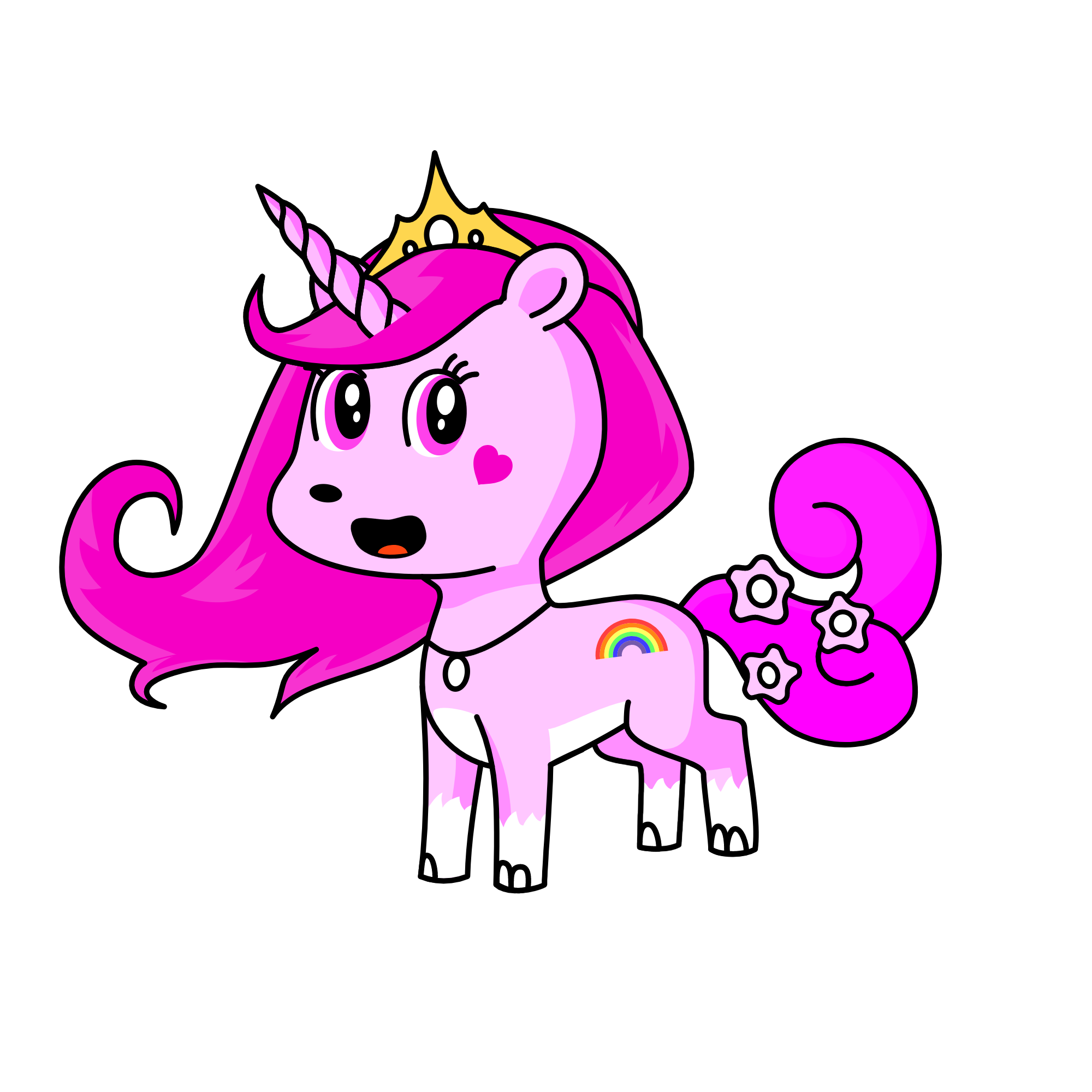pinky, the unicorn