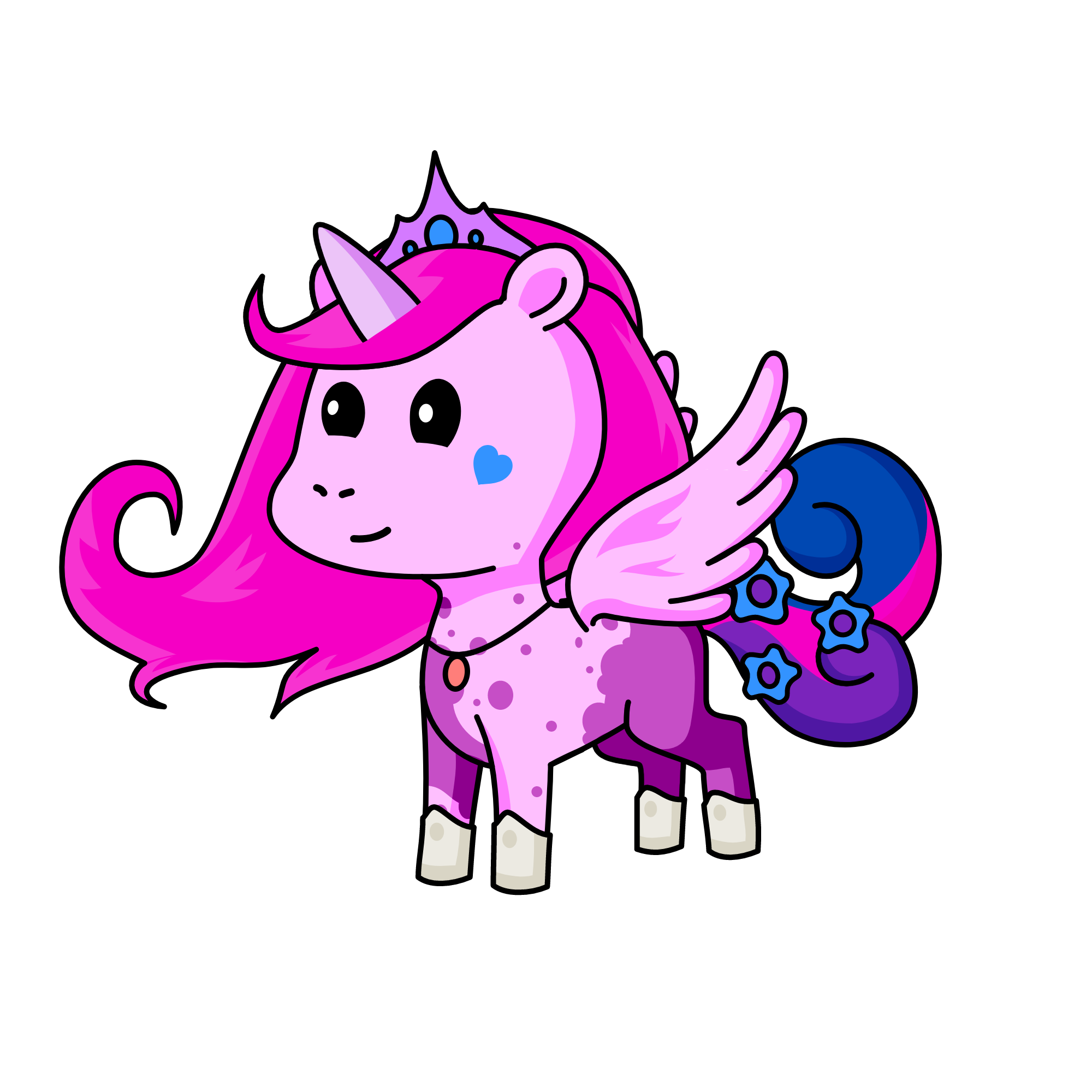 Plony, the unicorn