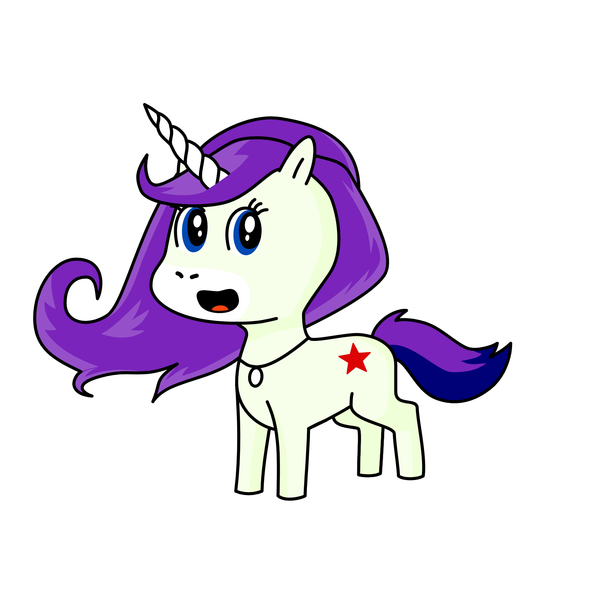 rarity, the unicorn