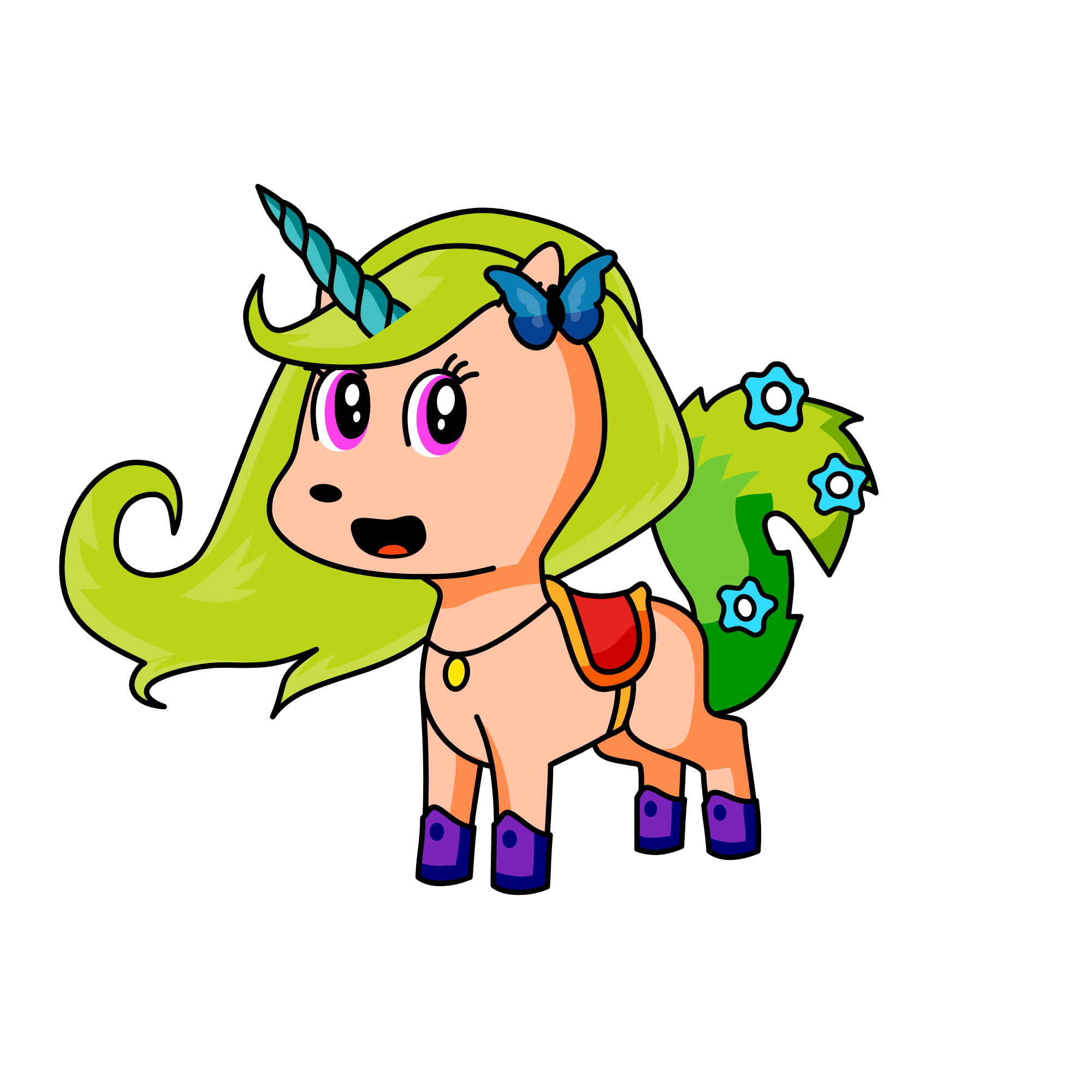mia, the unicorn