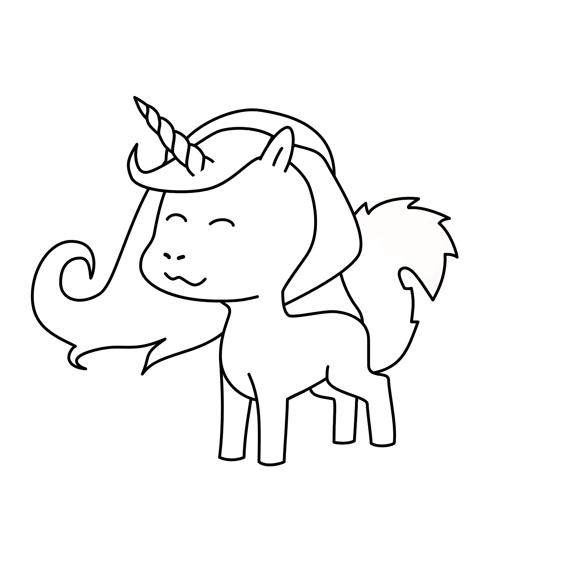 Plain Gal, the unicorn