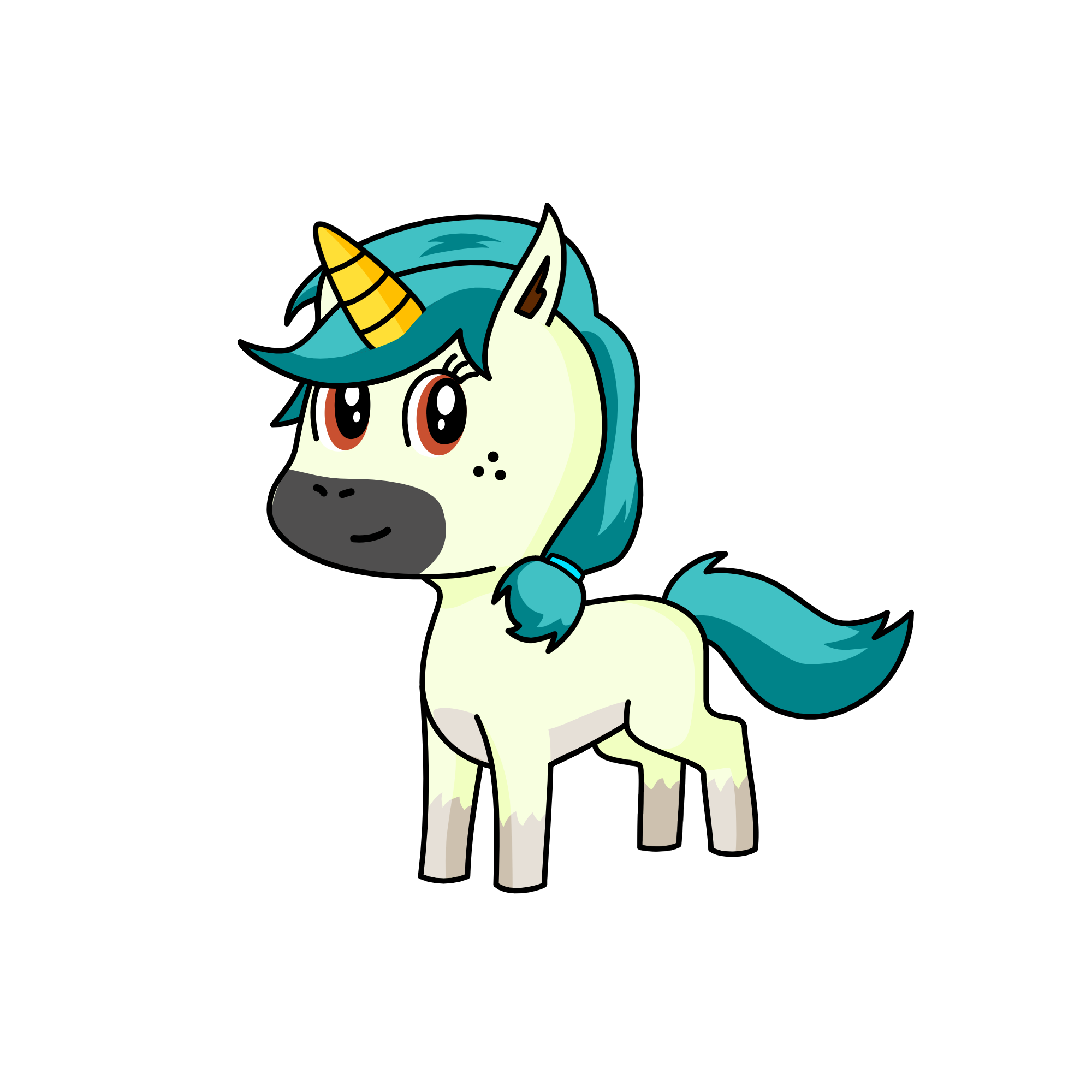 wolfeychu, the unicorn