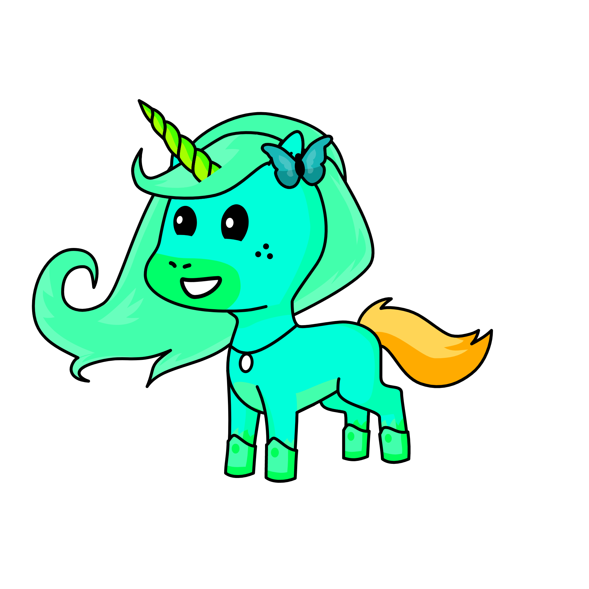 Nature Girl, the unicorn