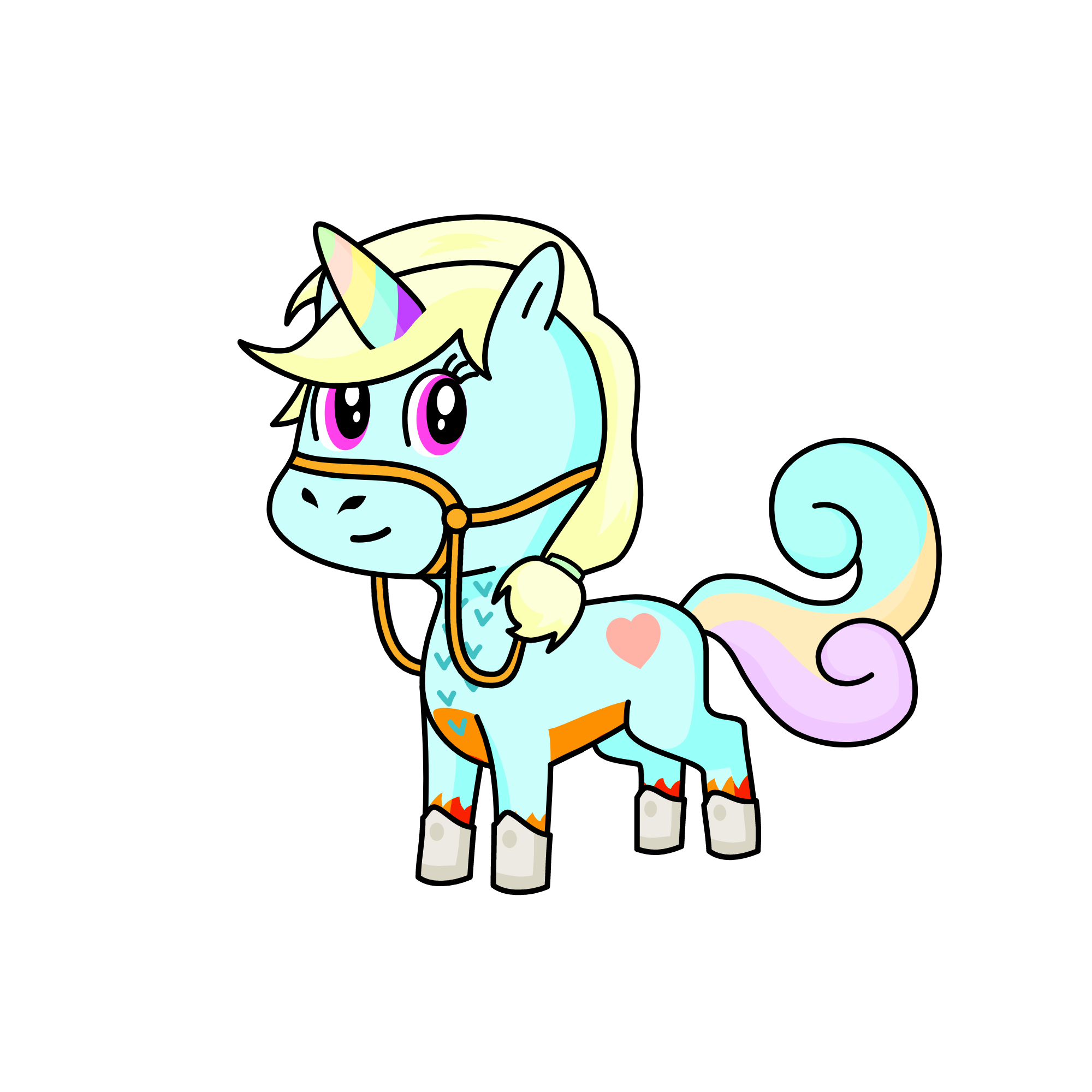 gökkuşağı, the unicorn