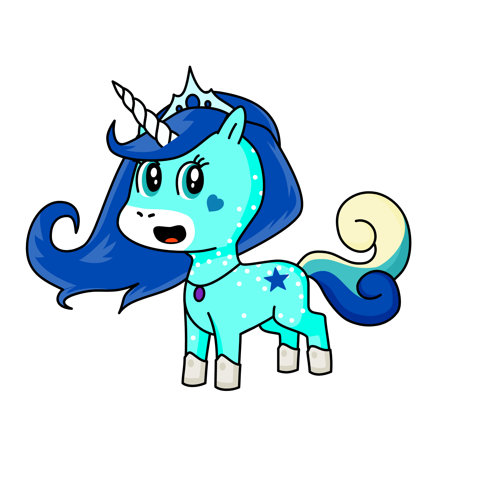 queen snow, the unicorn