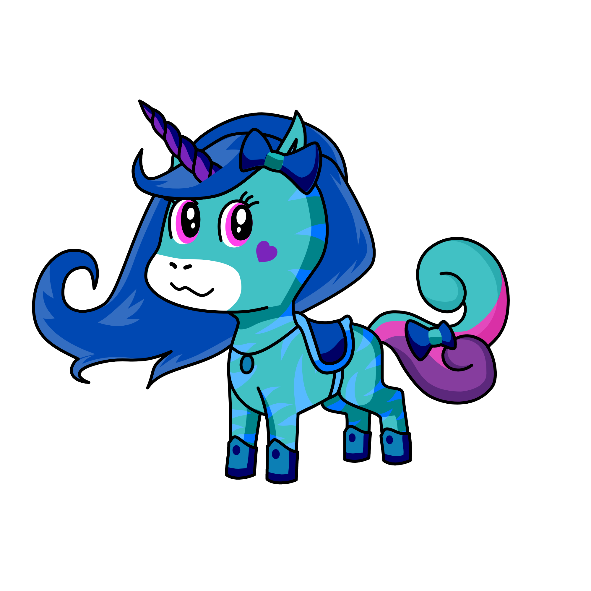 Moonlight, the unicorn