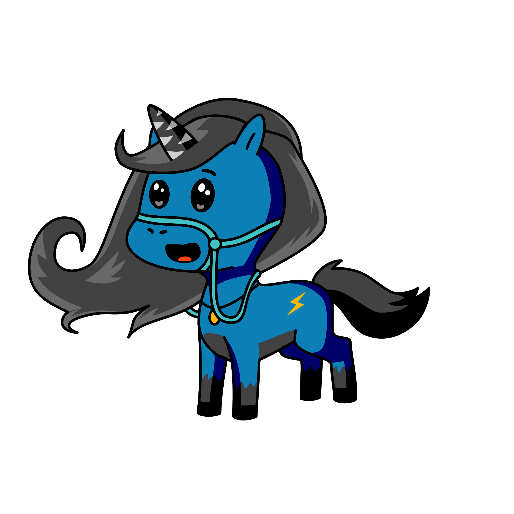 Glowena, the unicorn
