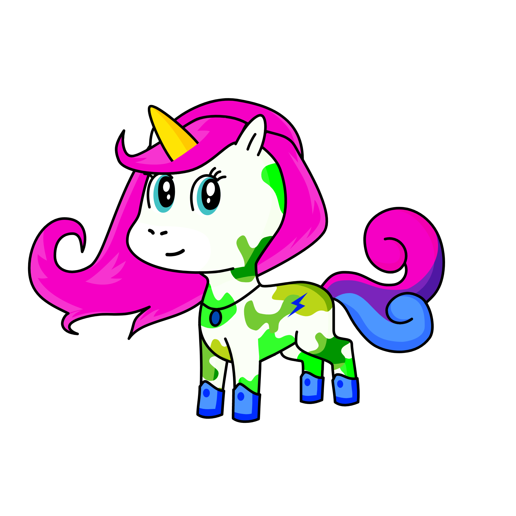 camo, the unicorn
