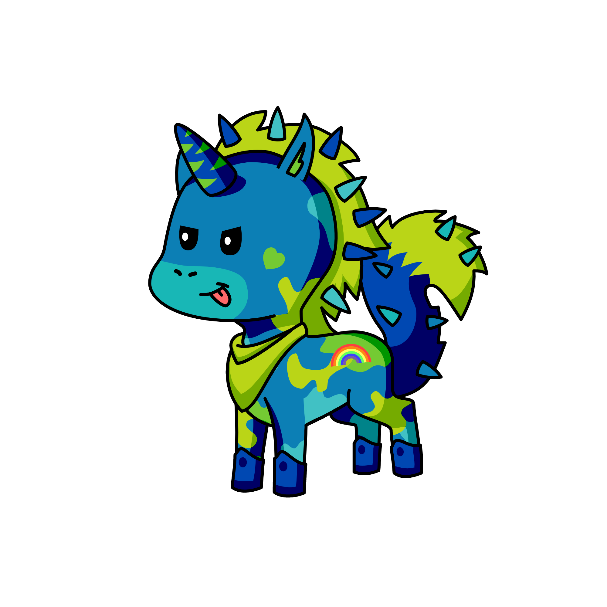 Skrolliboi, the unicorn