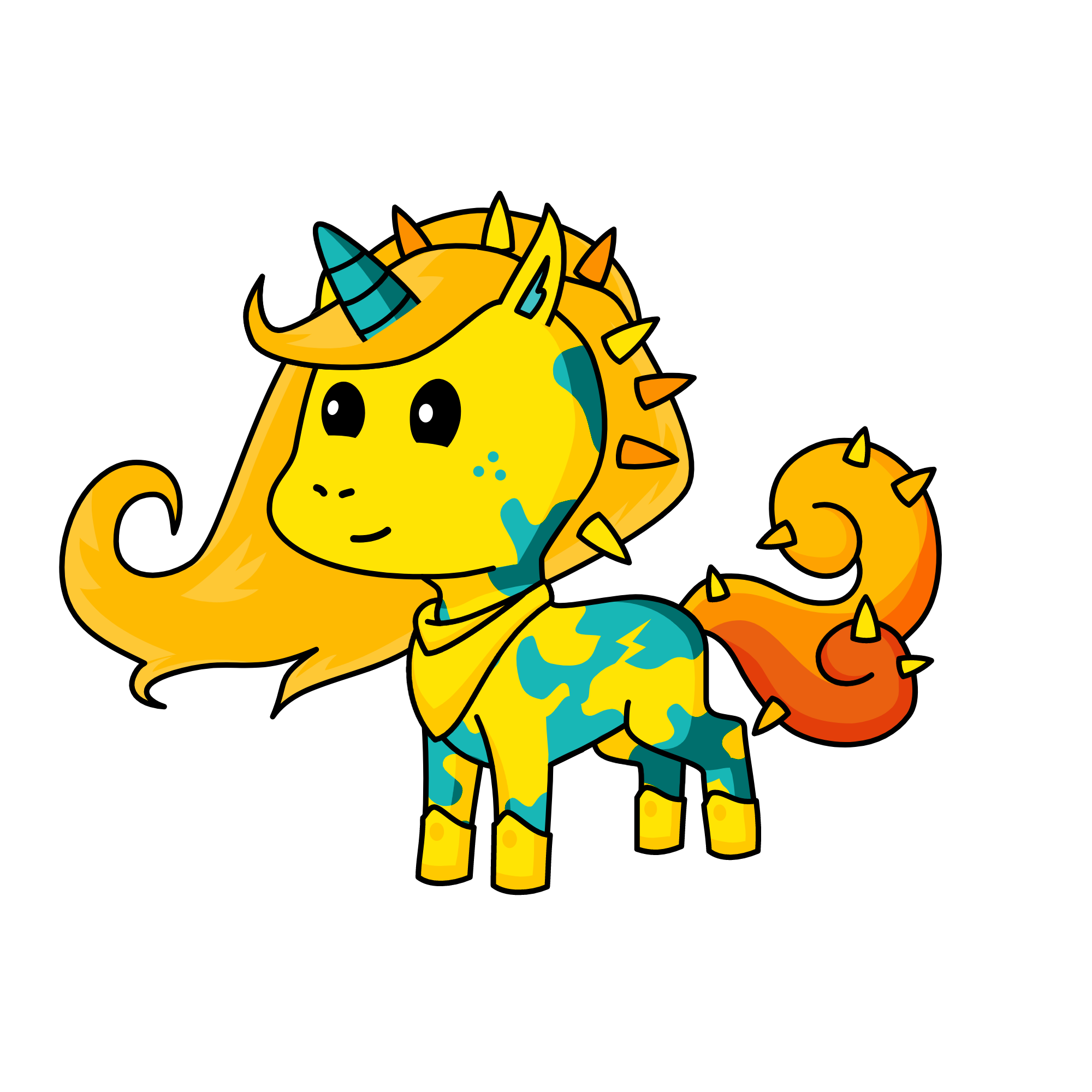 sun, the unicorn
