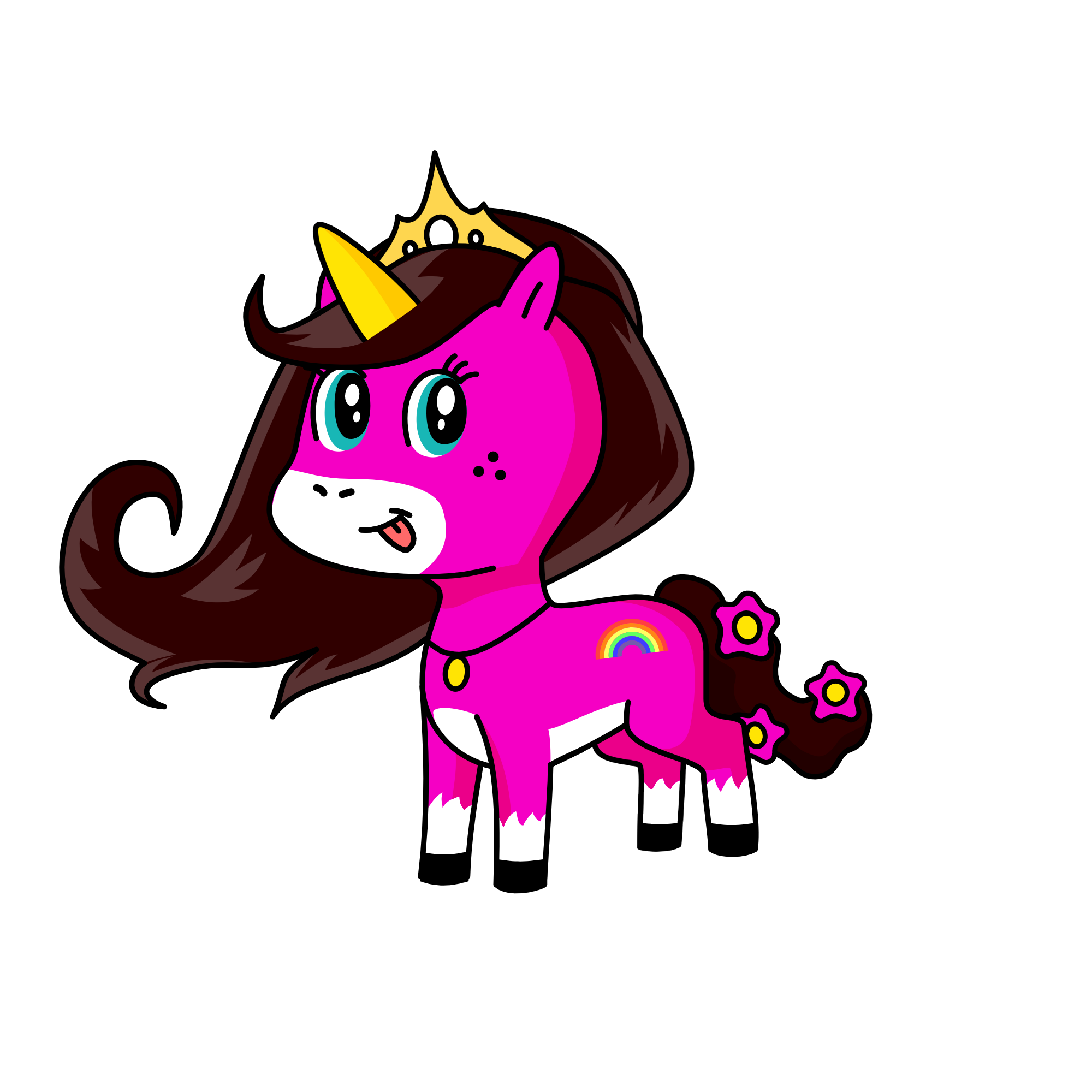 `princess 👸 , the unicorn