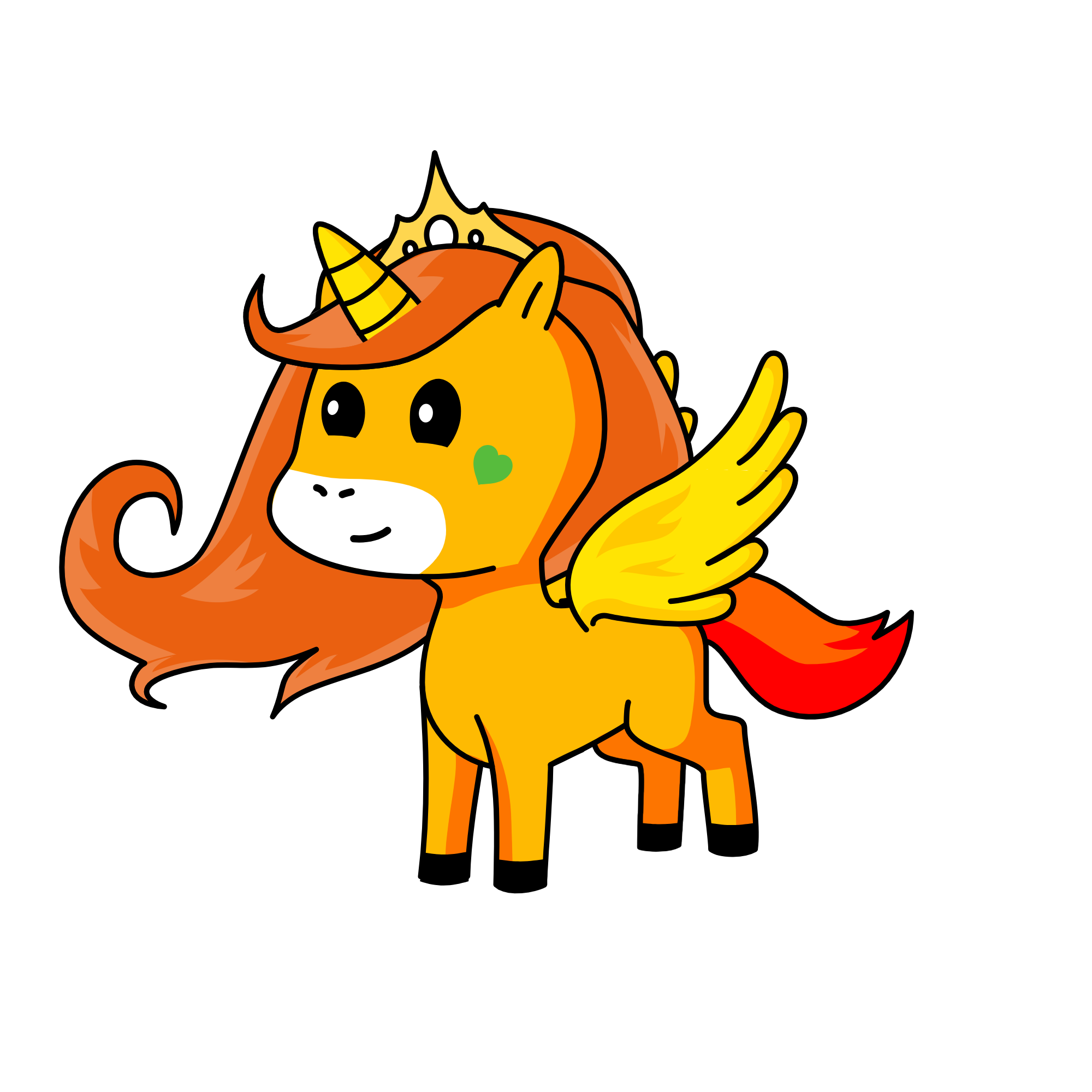 閃耀狐狸, the unicorn