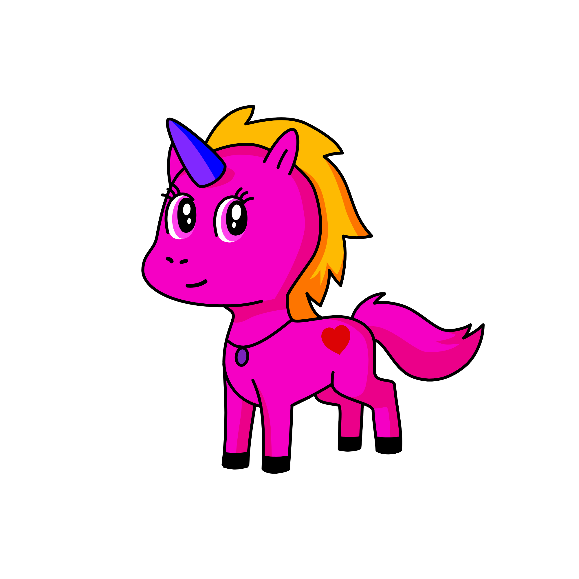 CUTYUU, the unicorn