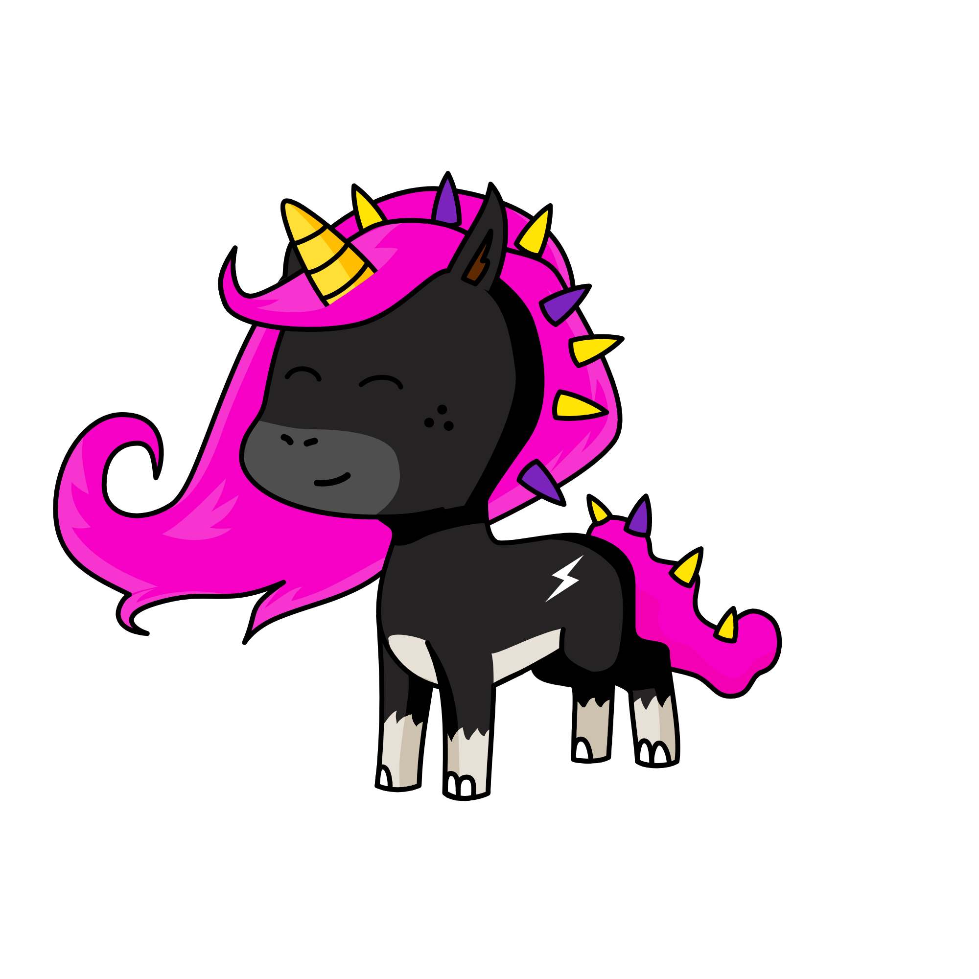 Cool, the unicorn