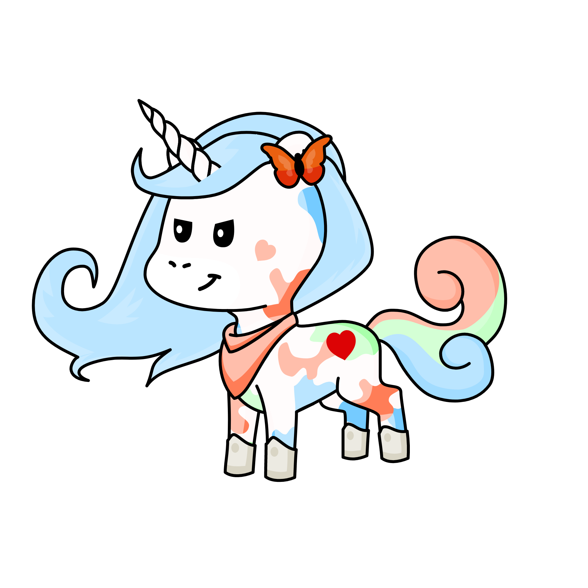 powerful girls, the unicorn