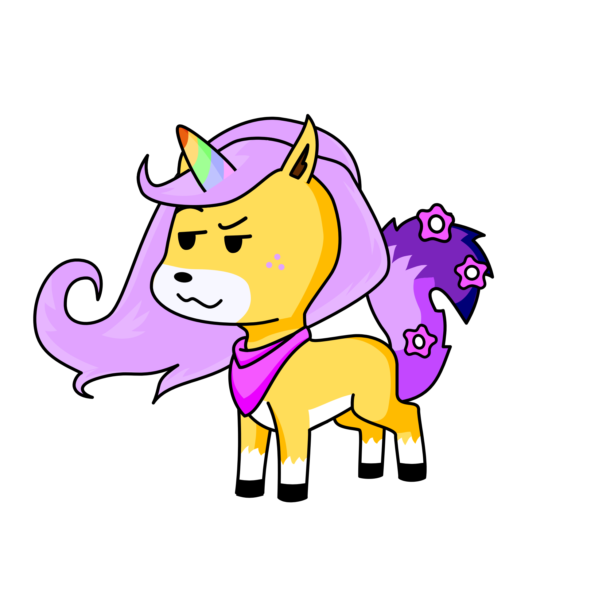 Chibi, the unicorn