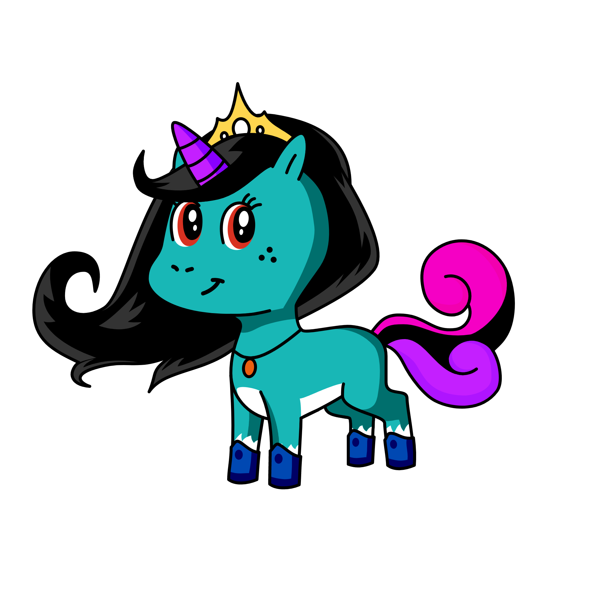 Princess Luna, the unicorn