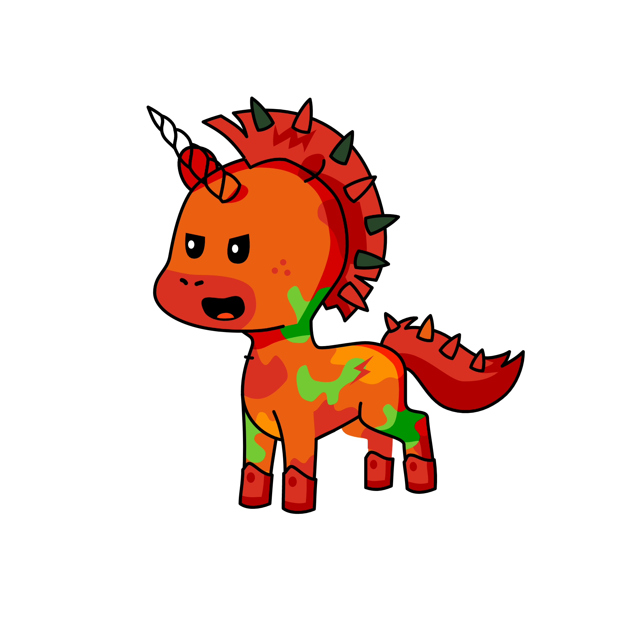 rocker spark, the unicorn