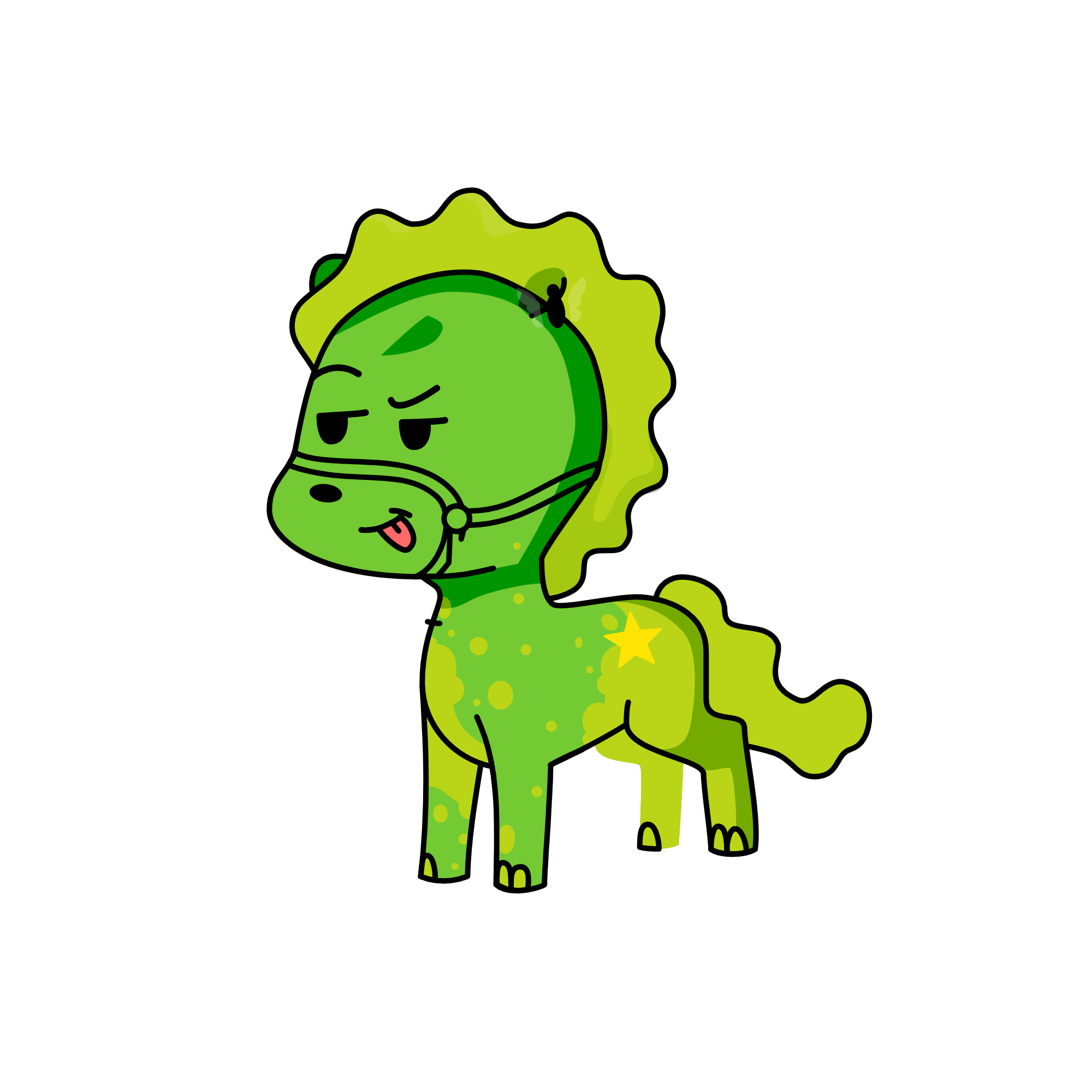 green bean, the unicorn
